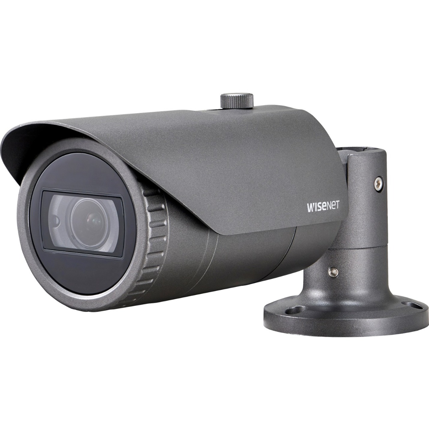 Wisenet HCO-7070R 4 Megapixel HD Surveillance Camera - Color, Monochrome - Bullet - Dark Gray - 98.43 ft - 2560 x 1440 - 3.20 mm- 10 mm Zoom Lens - 3.1x Optical - CMOS - Board-in Type, Pole Mount, Backbox Mount - Weather Resistant, Vandal Resistant