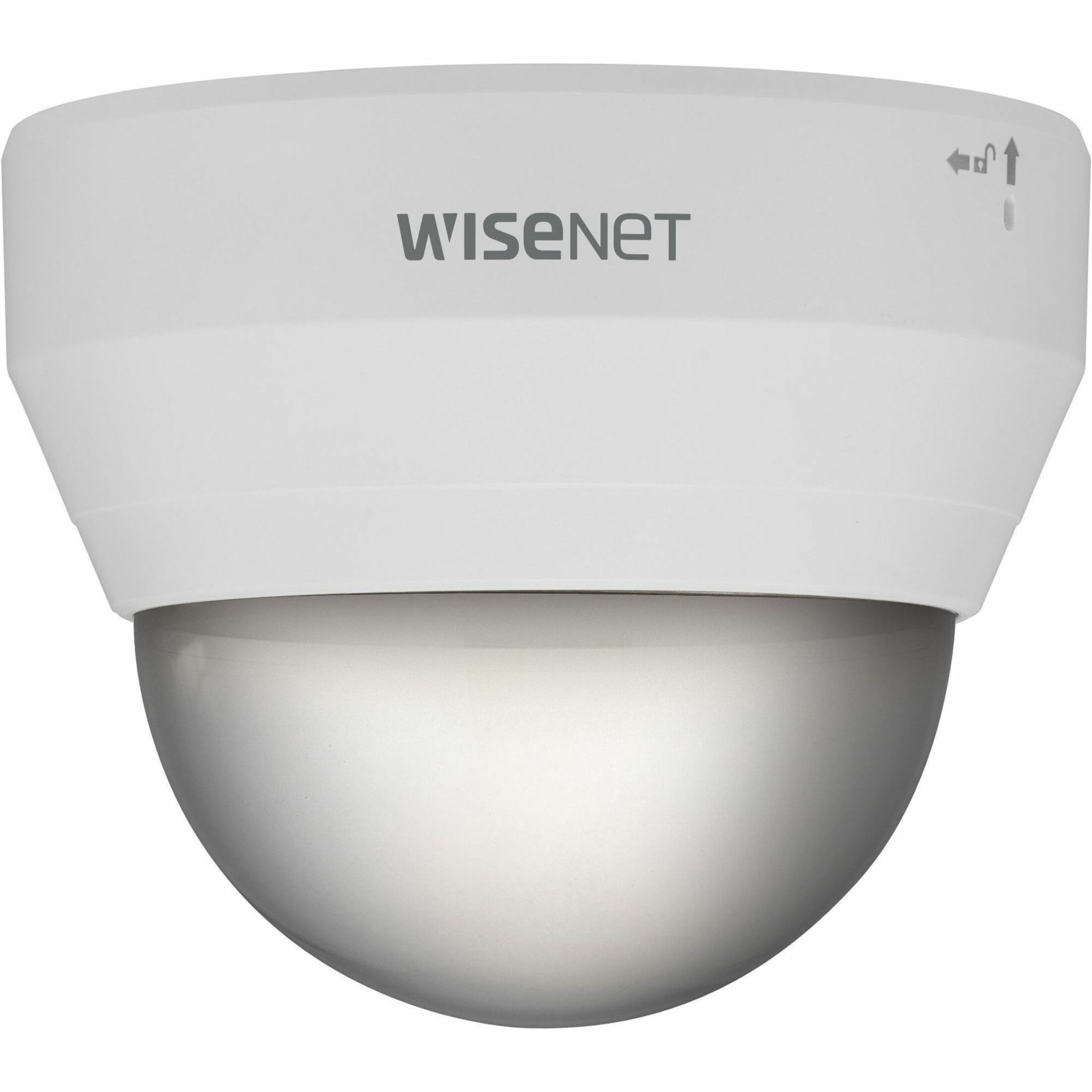 Hanwha Tinted Bubble - Indoor - Polycarbonate - White, Transparent Smoke