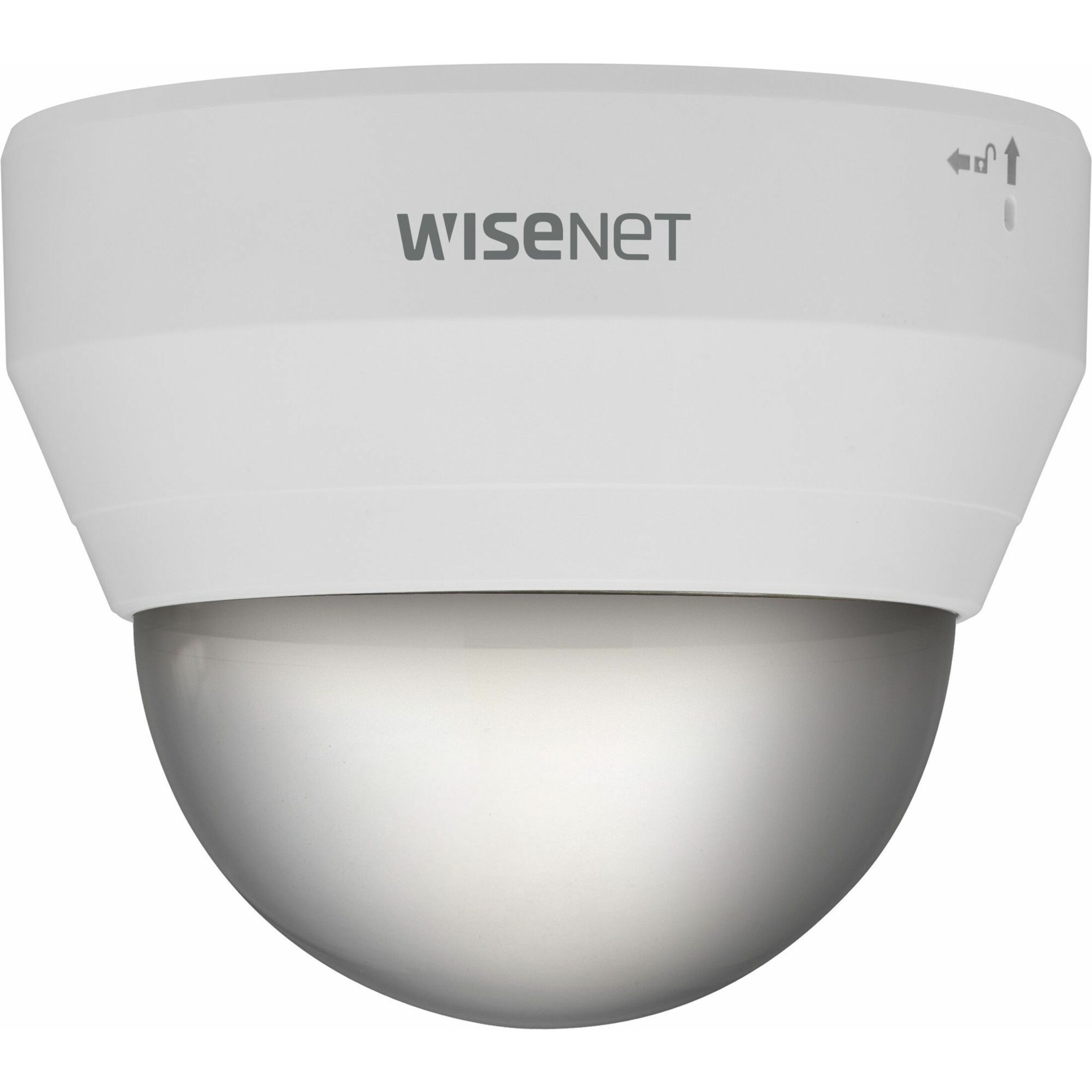 Hanwha Tinted Bubble - Indoor - Polycarbonate - White, Transparent Smoke