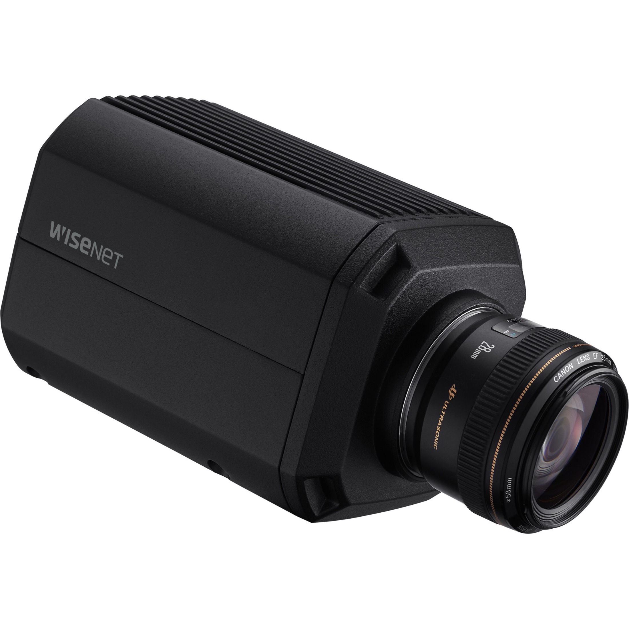 Wisenet TNB-9000 33.2 Megapixel Indoor/Outdoor 8K Network Camera - Color, Monochrome - Box - Black - H.265, H.264, H.264M, H.264H, MJPEG - 7680 x 4320 - 15 fps - CMOS - HDMI