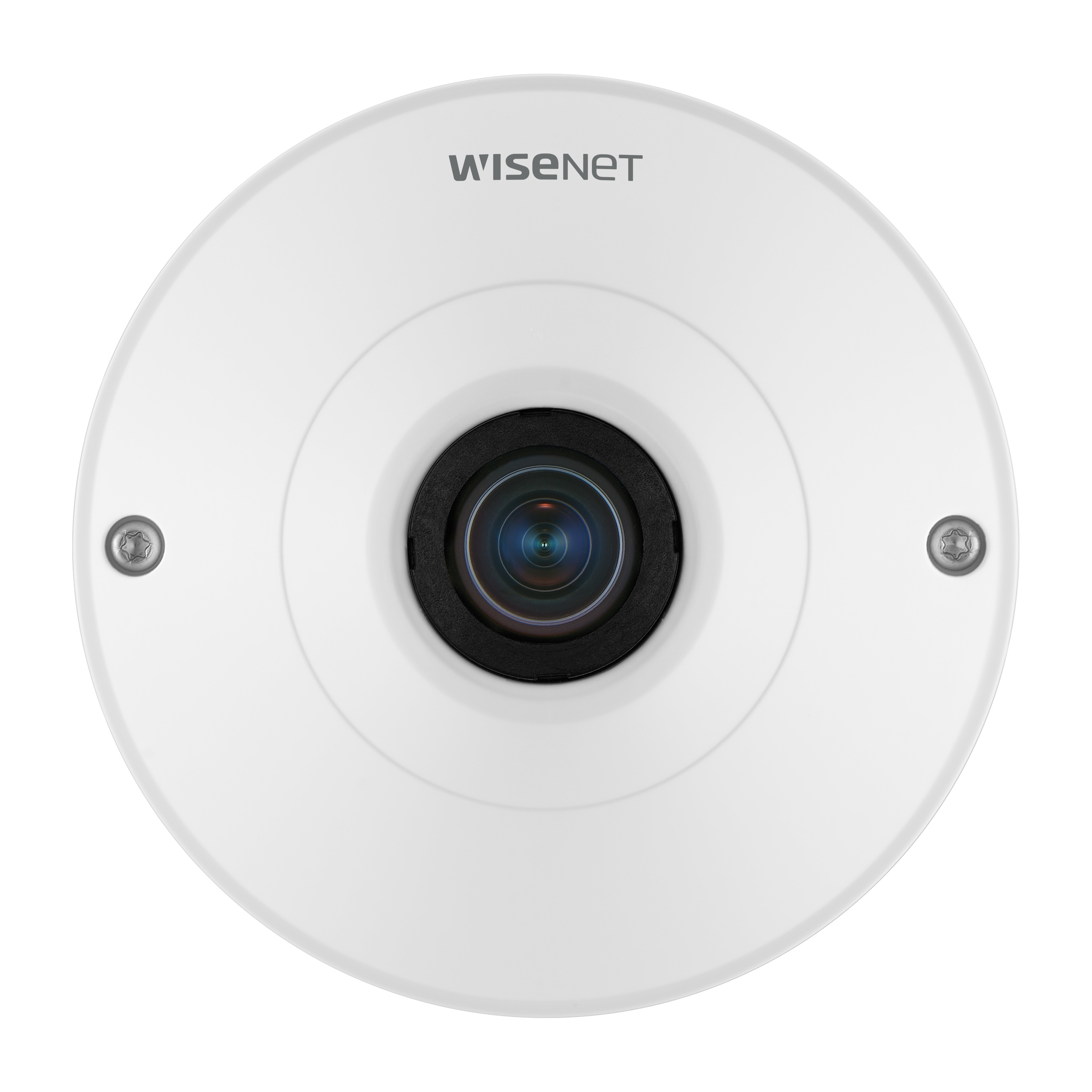Wisenet QNF-9010 12 Megapixel Indoor Network Camera - Color - Fisheye - White - H.265, H.264, MJPEG, H.264M, H.264H - 3008 x 3008 - 1.08 mm Fixed Lens - 30 fps - CMOS - Pole Mount, Pipe Mount, Box Mount, Pendant Mount, In-ceiling, Flush Mount, Corner Mount, Gooseneck, Wall Mount, Parapet Mount - IP42