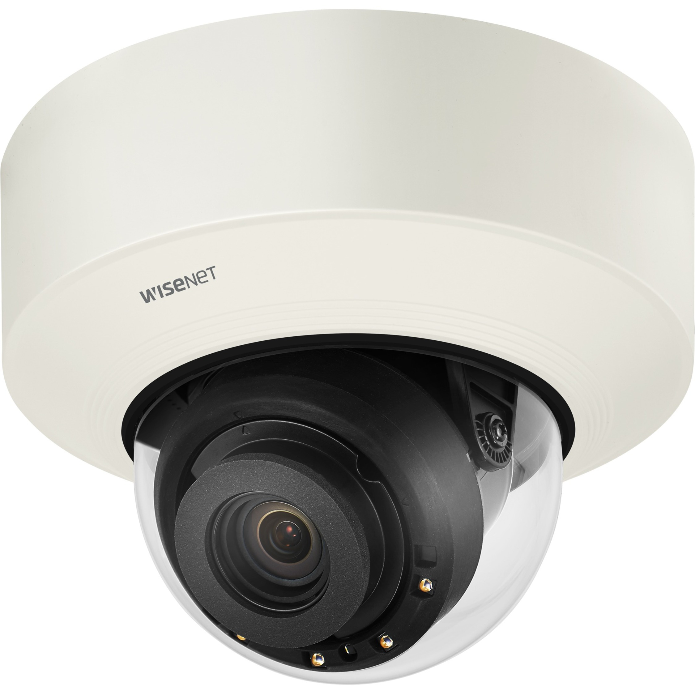 Hanwha Techwin PND-A9081RV 8 Megapixel Indoor 4K Network Camera - Color - Dome - White - 98.43 ft Infrared Night Vision - H.264, MJPEG, H.265, H.264 (MP), H.264 HP - 3840 x 2160 - 4.50 mm- 10 mm Varifocal Lens - 2.2x Optical - 30 fps - CMOS - Hanging Mount, Conduit Mount, Gang Box Mount, Corner Mount, Wall Mount, Pendant Mount, Pipe Mount, Gooseneck, Parapet Mount, Pole Mount - IK10 - IP52 - Vandal Resistant