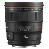 Hanwha Techwin SLA-C-E24 - 24 mmf/1.4 - Fixed Lens for Canon EF - Designed for Surveillance Camera