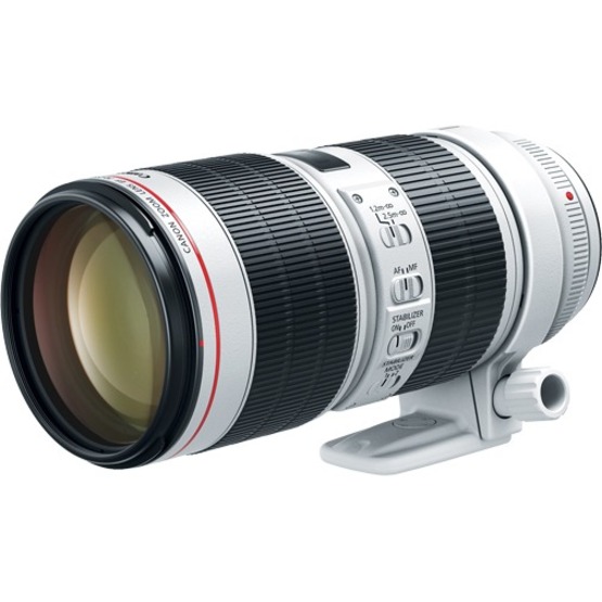 Hanwha Techwin SLA-C-E70200 - 70 mm to 200 mmf/2.8 - Varifocal Lens for Canon EF - Designed for Surveillance Camera - 2.9x Optical Zoom