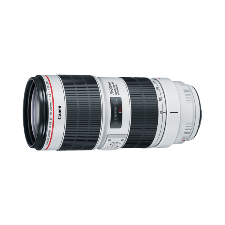 Hanwha Techwin SLA-C-E70200 - 70 mm to 200 mmf/2.8 - Varifocal Lens for Canon EF - Designed for Surveillance Camera - 2.9x Optical Zoom