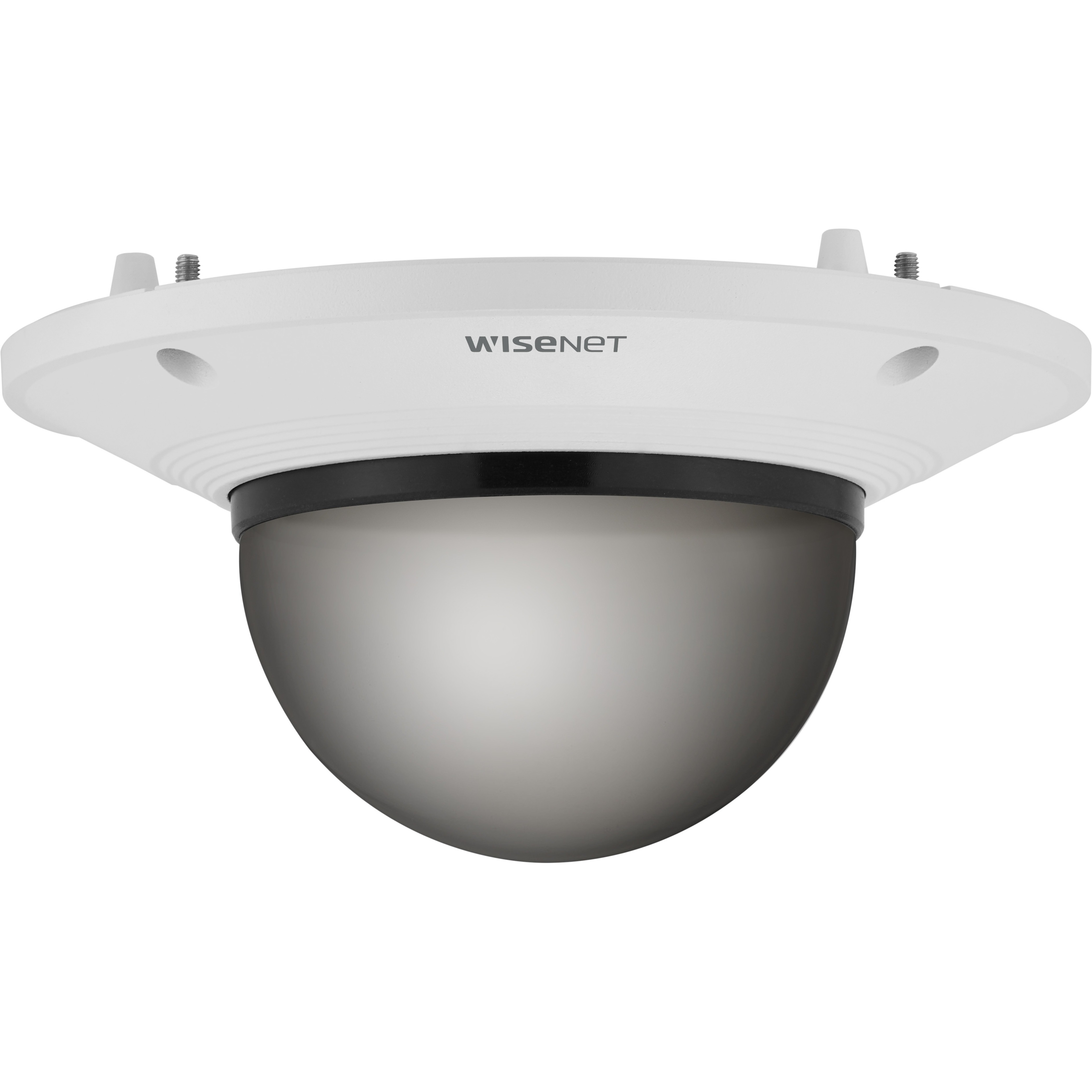 Wisenet Smoked Dome Cover - Aluminum, Polycarbonate - White, Transparent Smoke
