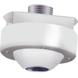 Hanwha Techwin Mounting Adapter for Extension Pipe, Mounting Adapter, Ceiling Mount, Back Box - White - 30 lb Load Capacity - Steel, Aluminum