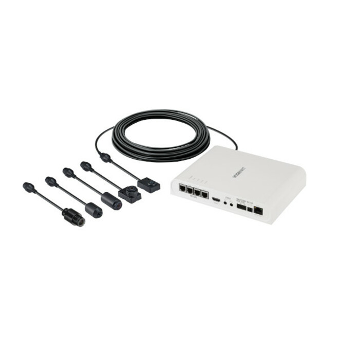 Wisenet PNM-9000QB 2 Megapixel Full HD Network Camera - Color - Remote Head - White - H.265, H.264, MJPEG, H.265M, H.265B, H.265H, H.264M, H.264B, H.264H - 1920 x 1080 - 30 fps - CMOS - HDMI