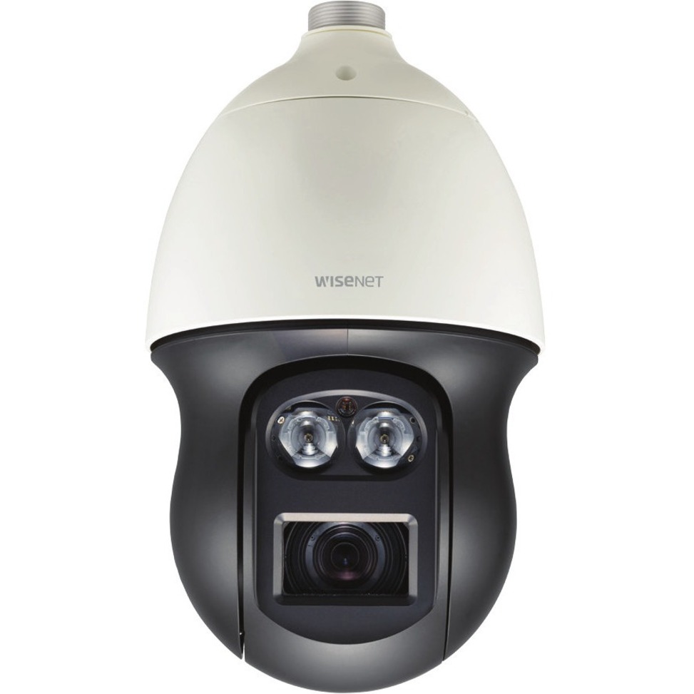 Wisenet XNP-6371RH 2 Megapixel HD Network Camera - Color, Monochrome - Dome - Ivory, Black - 1148.29 ft - H.265, H.264, MJPEG - 1920 x 1080 - 6 mm- 222 mm Zoom Lens - 37x Optical - CMOS - Wall Mount, Box Mount, Hanging Mount, Pipe Mount, Pole Mount