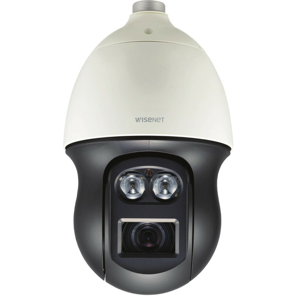 Wisenet XNP-6371RH 2 Megapixel HD Network Camera - Color, Monochrome - Dome - Ivory, Black - 1148.29 ft - H.265, H.264, MJPEG - 1920 x 1080 - 6 mm- 222 mm Zoom Lens - 37x Optical - CMOS - Wall Mount, Box Mount, Hanging Mount, Pipe Mount, Pole Mount