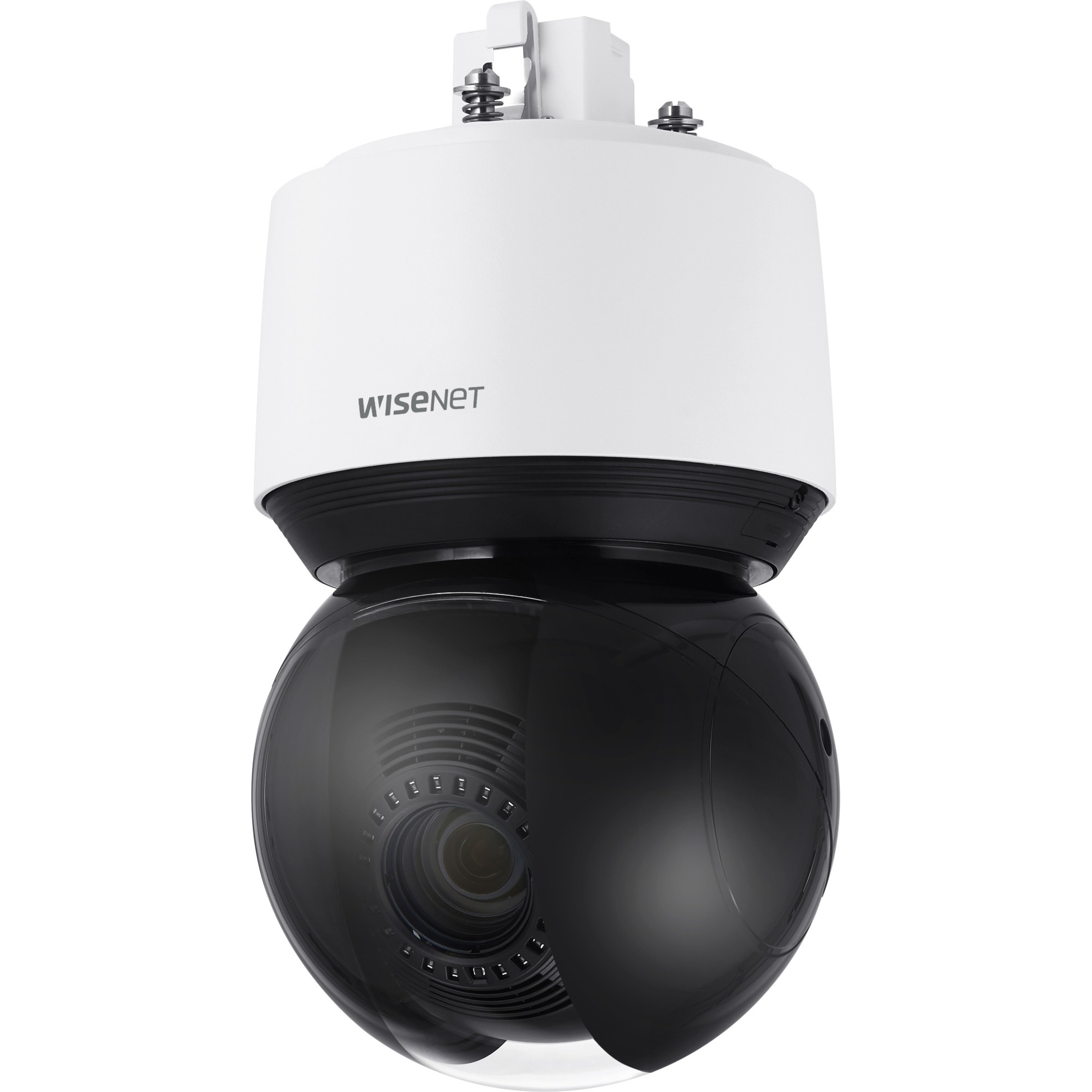 Hanwha XNP-9250 HD Network Camera - Color - Jet Black, Signal White - H.265, H.264, MJPEG - 3840 x 2160 - 5 mm- 125 mm Varifocal Lens - 25x Optical - 30 fps - CMOS - Ceiling Mount, Parapet Mount, Wall Mount, Pole Mount, Corner Mount - IK10 - IP66