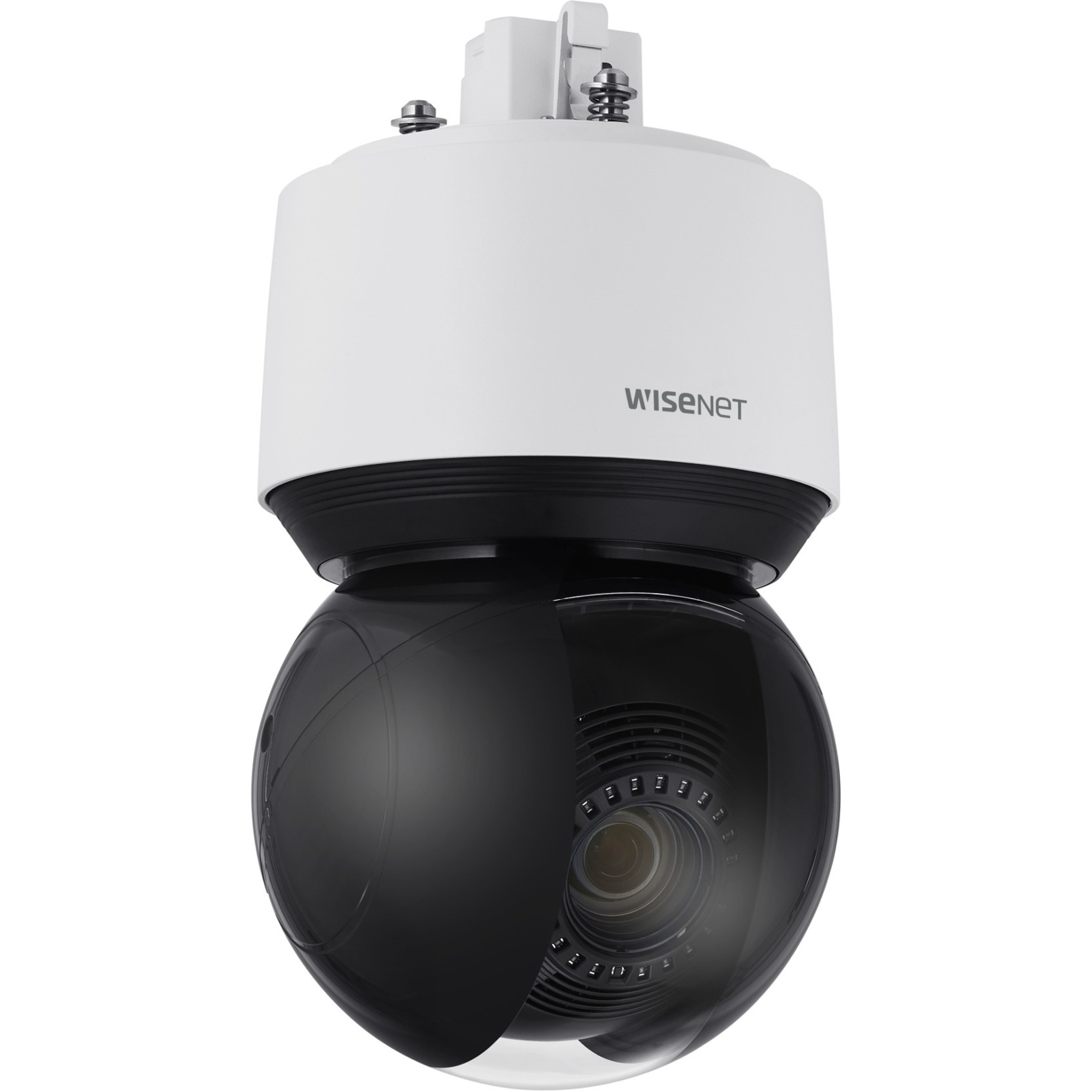 Wisenet XNP-6400 2 Megapixel Outdoor HD Network Camera - Color - Dome - Signal White, Jet Black - 656.17 ft Night Vision - H.264, H.265, MJPEG - 1920 x 1080 - 4.25 mm- 170 mm Varifocal Lens - 40x Optical - 60 fps - CMOS - Parapet Mount, Ceiling Mount, Hanging Mount, Corner Mount, Wall Mount, Pole Mount, Swan Neck Mount - IK10 - IP66