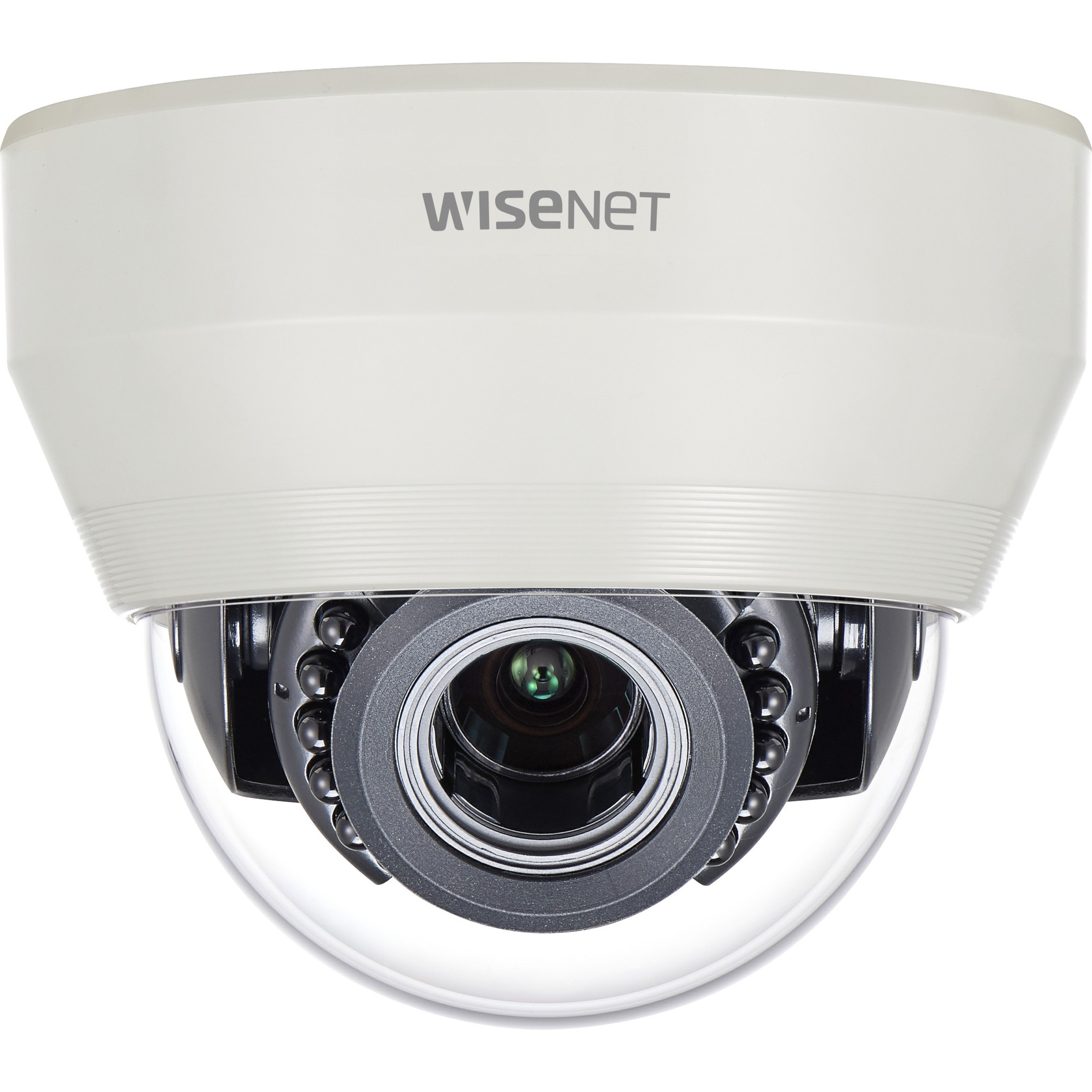 Wisenet SCD-6085R 2 Megapixel Indoor HD Surveillance Camera - Dome - Ivory - 65.62 ft Night Vision - 1920 x 1080 - 3.20 mm Varifocal Lens - 3.1x Optical - 30 fps - CMOS - In-ceiling, Flush Mount, Hanging Mount, Wall Mount, Gooseneck, Pendant Mount, Parapet Mount, Pole Mount, Corner Mount, Backbox Mount