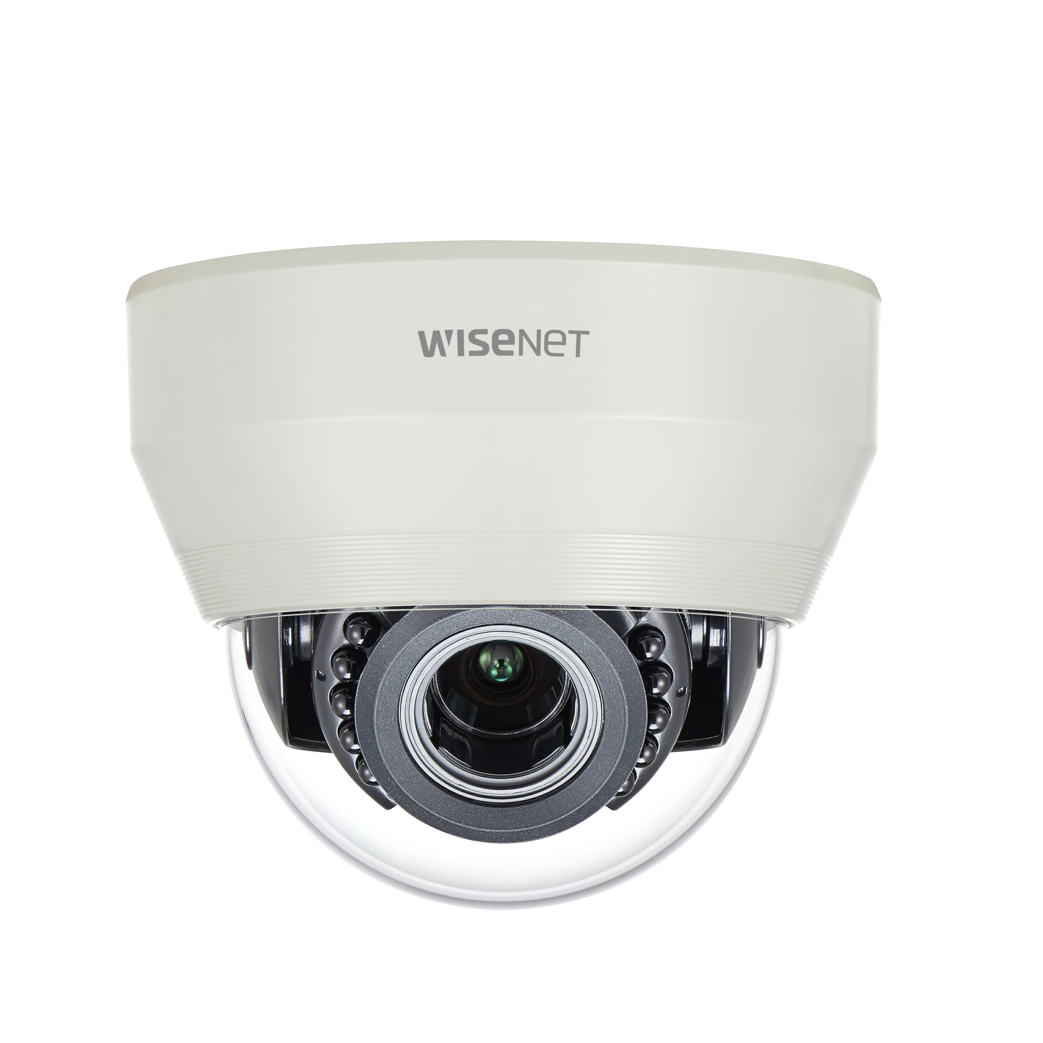 Wisenet SCD-6085R 2 Megapixel Indoor HD Surveillance Camera - Dome - Ivory - 65.62 ft Night Vision - 1920 x 1080 - 3.20 mm Varifocal Lens - 3.1x Optical - 30 fps - CMOS - In-ceiling, Flush Mount, Hanging Mount, Wall Mount, Gooseneck, Pendant Mount, Parapet Mount, Pole Mount, Corner Mount, Backbox Mount