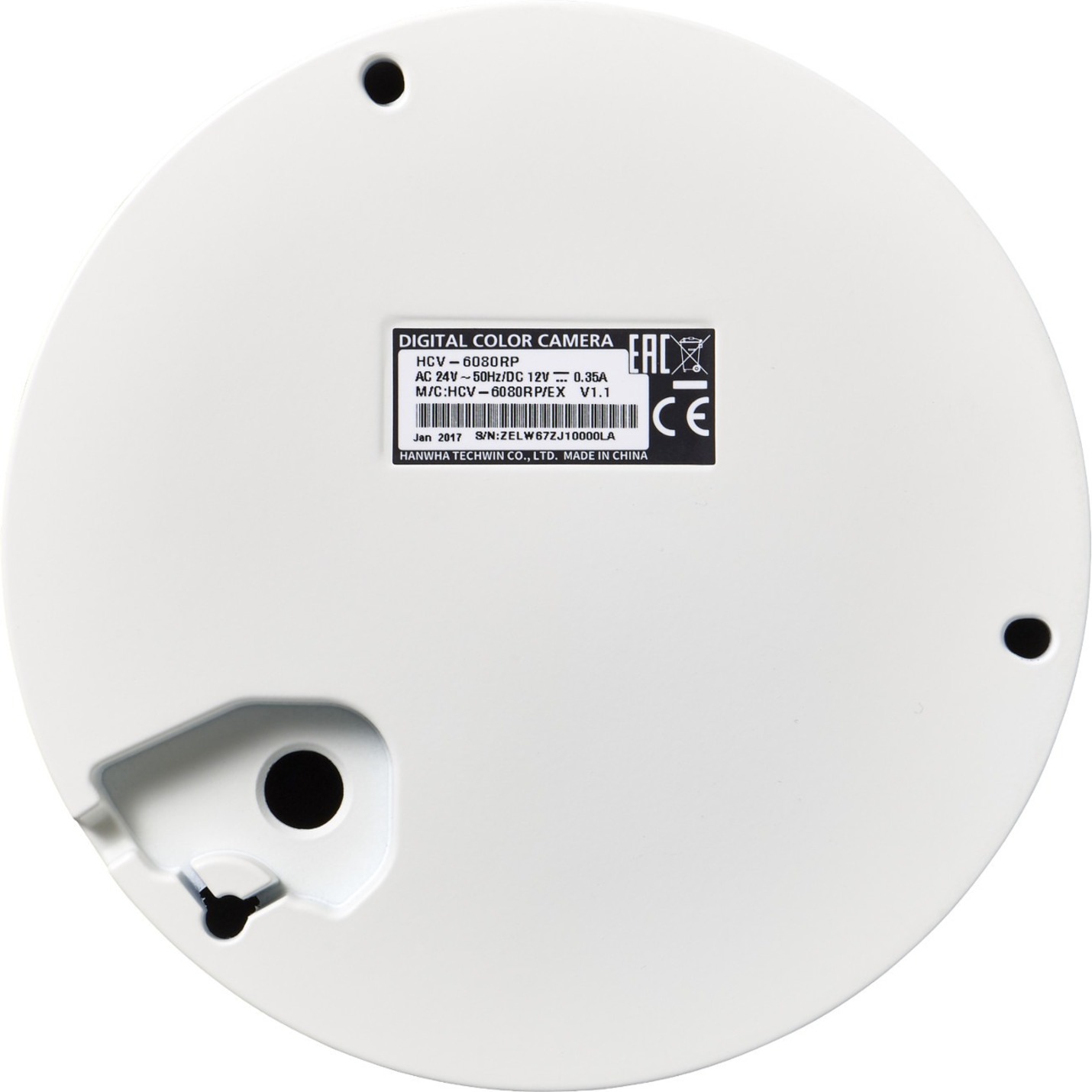 Wisenet SCV-6085R 2 Megapixel Indoor/Outdoor HD Surveillance Camera - Dome - Ivory - 98.43 ft Night Vision - 1920 x 1080 - 3.20 mm- 10 mm Varifocal Lens - 3.1x Optical - 30 fps - CMOS - Hanging Mount - Vandal Resistant - Day/Night, Motion Detection, Back Light Compensation (BLC), Highlight Compensation (HLC), Digital Wide Dynamic Range (D-WDR), Digital Noise Reduction, Defog, Privacy Masking, White Balance, Alarm Triggering, Built-in IR LED