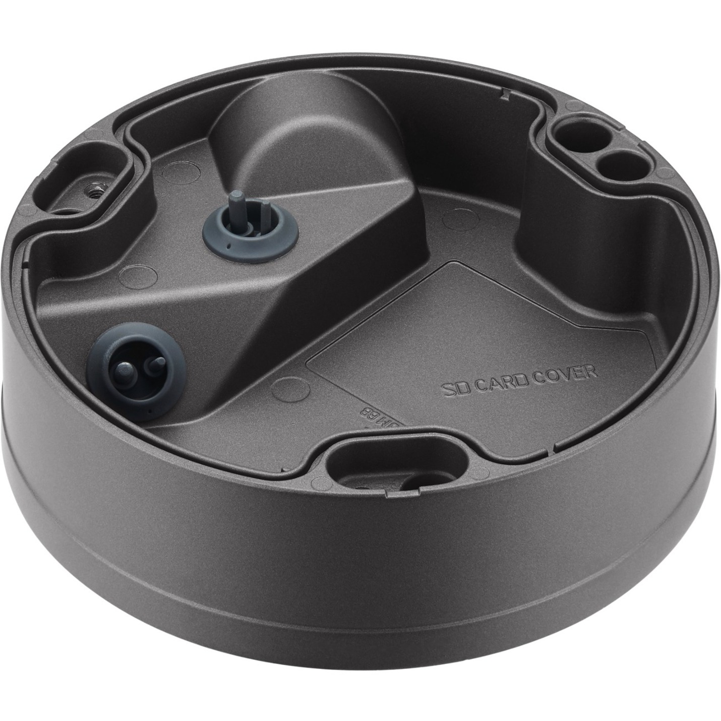 Hanwha Techwin Mounting Box for Network Camera - Dark Gray - Aluminum