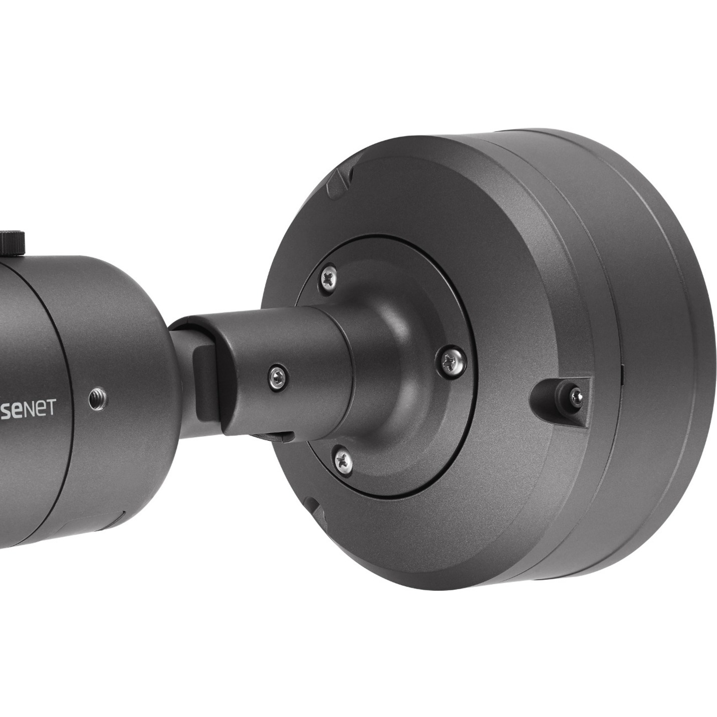 Hanwha Techwin Mounting Box for Network Camera - Dark Gray - Aluminum