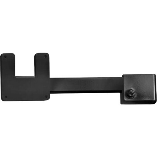 Hanwha Techwin Mounting Bracket for Monitor - Black - Height Adjustable - 1 Display(s) Supported - 10" Screen Support - 10 lb Load Capacity - 75 x 75 - VESA Mount Compatible - Carbon Steel