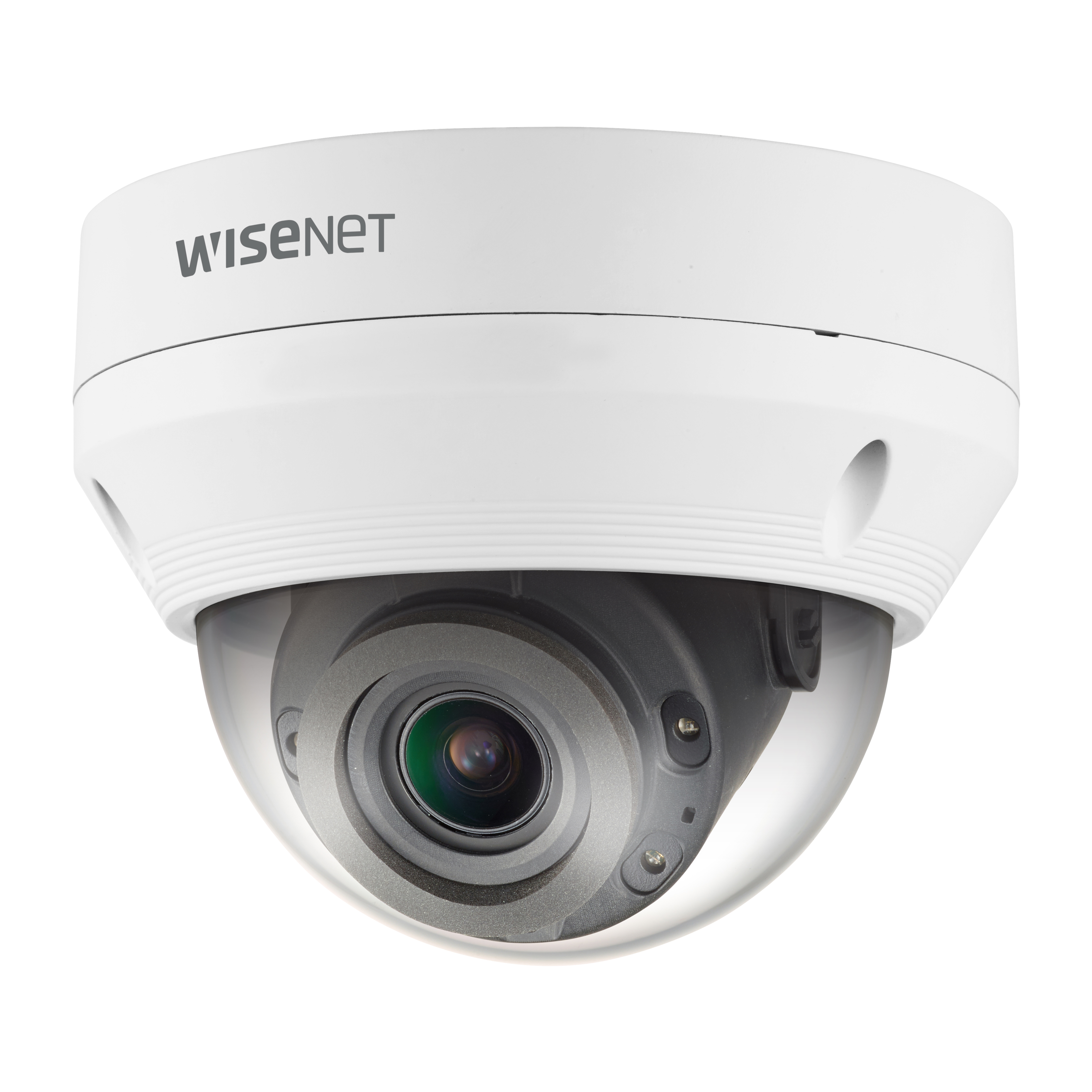 Wisenet QNV-6082R1 2 Megapixel Outdoor Full HD Network Camera - Color - Dome - White - 98.43 ft Infrared Night Vision - H.265, H.264, H.265M, H.265H, H.264H, H.264M, MJPEG - 1920 x 1080 - 3.20 mm- 10 mm Varifocal Lens - 3.1x Optical - 30 fps - CMOS - Box Mount, Wall Mount, Hanging Mount, Pole Mount, Gooseneck, Parapet Mount, In-ceiling, Pendant Mount, Corner Mount, Backbox Mount - IK10 - IP66