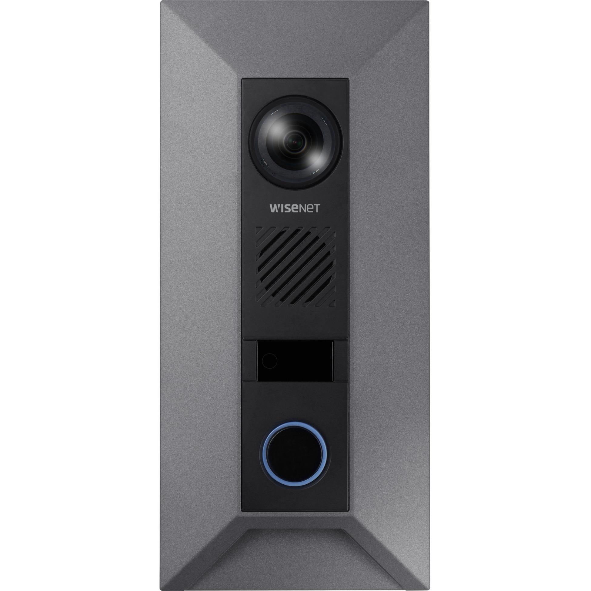 Hanwha Techwin Mounting Box for Intercom - White, Dark Gray - Polycarbonate, Aluminum