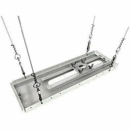 Wisenet Ceiling Mount for Electrical Box - White - 60 lb Load Capacity - High-grade Cold Rolled Steel