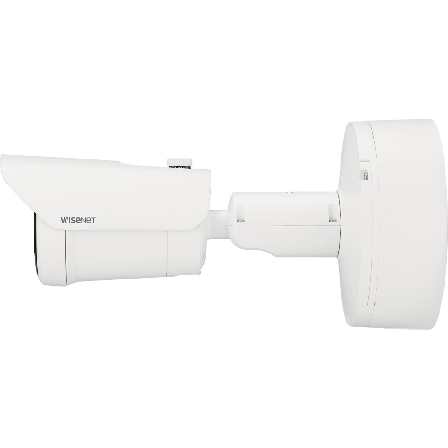 Wisenet XNO-8083R 6 Megapixel Network Camera - Color - Bullet - White - 164.04 ft Infrared Night Vision - H.265, H.264, Motion JPEG, H.265M, H.265H, H.264M, H.264H - 3328 x 1872 - 4.40 mm- 9.30 mm Varifocal Lens - 2.1x Optical - 30 fps - CMOS - IK10 - IP66, IP67