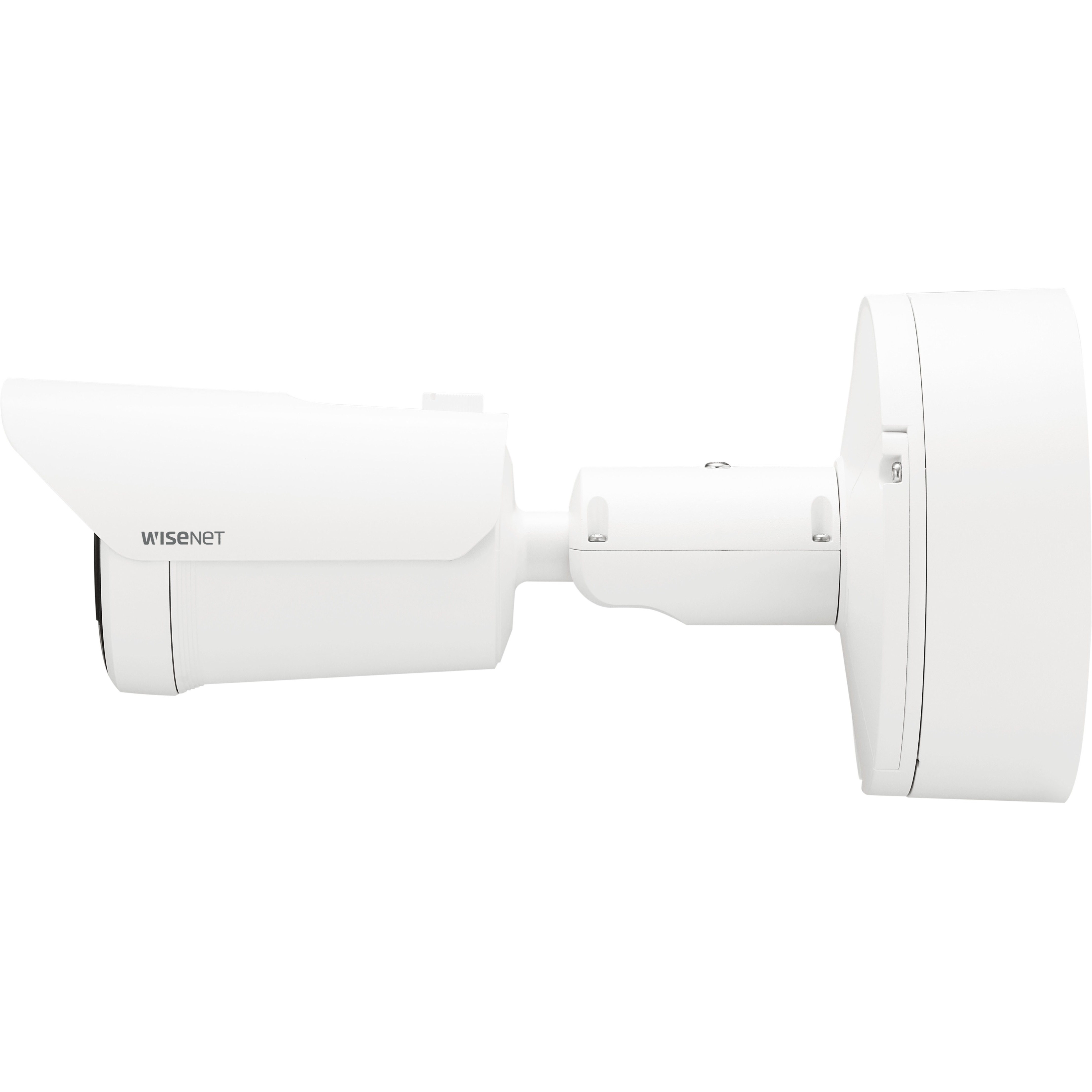 Wisenet XNO-6123R 2 Megapixel Outdoor Full HD Network Camera - Color - Bullet - White - 295.28 ft Infrared Night Vision - H.264, H.265, MJPEG - 1920 x 1080 - 5.20 mm- 62.40 mm Zoom Lens - 12x Optical - 120 fps - CMOS - Backbox Mount, Gang Box Mount, Conduit Mount - IK10 - IP66, IP67