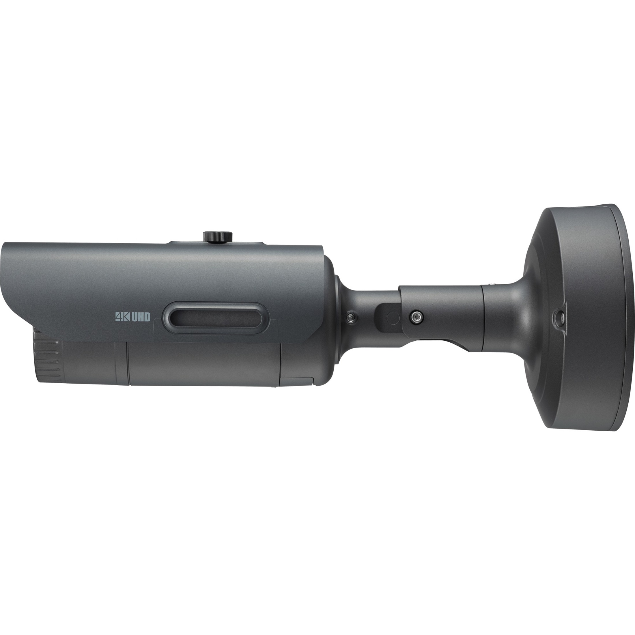 Wisenet PNO-A9081RLP 4K Network Camera - Color - Bullet - Dark Gray - 98.43 ft Infrared Night Vision - H.265, H.264, Motion JPEG, H.265M, H.265H, H.264M, H.264H - 3840 x 2160 - 4.50 mm- 10 mm Varifocal Lens - 2.2x Optical - 30 fps - CMOS - IK10 - IP66, IP67