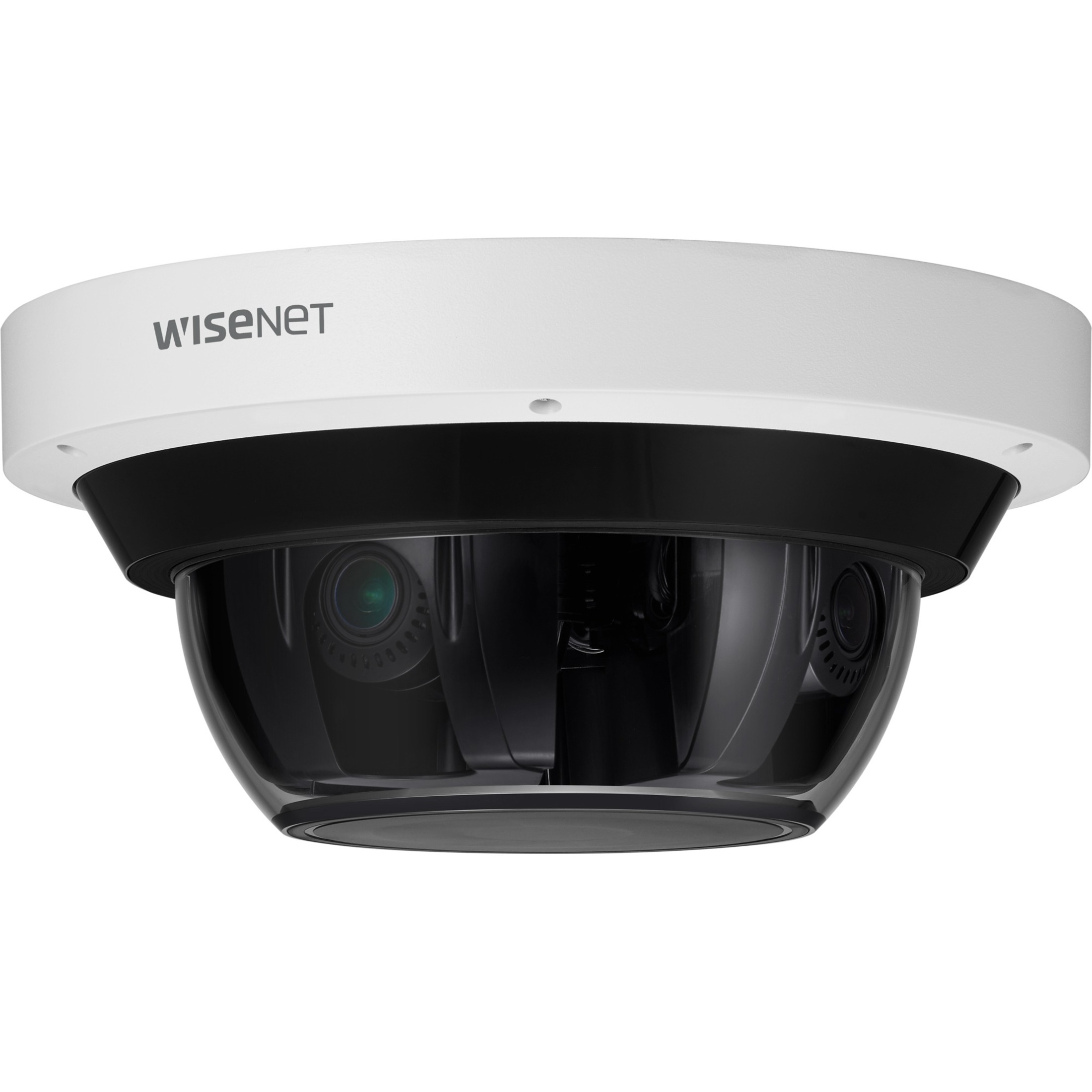 Wisenet PNM-9084RQZ1 2 Megapixel Full HD Network Camera - Color - White - TAA Compliant - 98.43 ft Infrared Night Vision - H.265, H.264, MJPEG, H.265H, H.265B, H.265M, H.264B, H.264H, H.264M - 1920 x 1080 - 3.20 mm- 10 mm Zoom Lens - 3.1x Optical - 60 fps - CMOS - Hanging Mount - IK10 - IP66