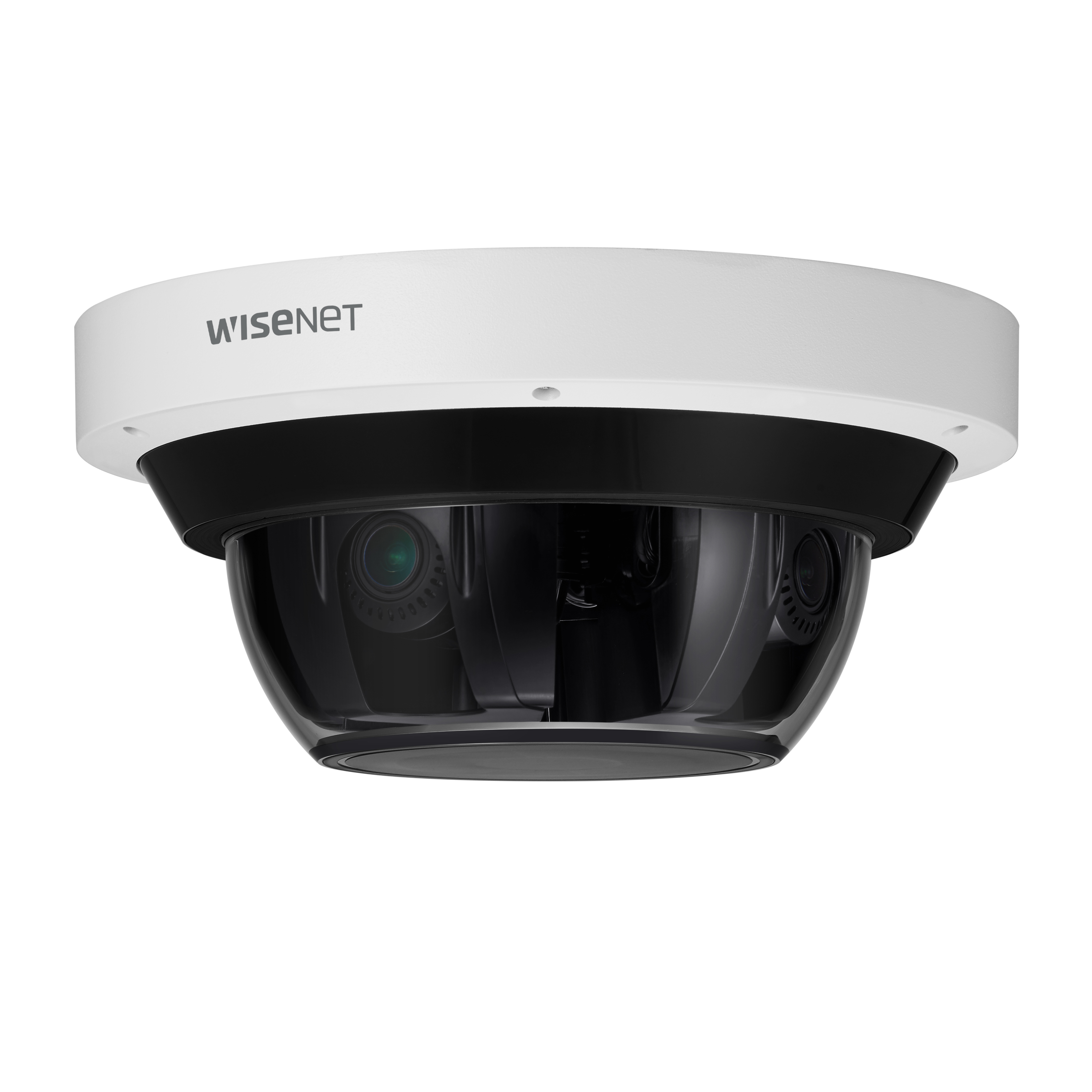 Wisenet PNM-9084RQZ1 2 Megapixel Full HD Network Camera - Color - White - TAA Compliant - 98.43 ft Infrared Night Vision - H.265, H.264, MJPEG, H.265H, H.265B, H.265M, H.264B, H.264H, H.264M - 1920 x 1080 - 3.20 mm- 10 mm Zoom Lens - 3.1x Optical - 60 fps - CMOS - Hanging Mount - IK10 - IP66