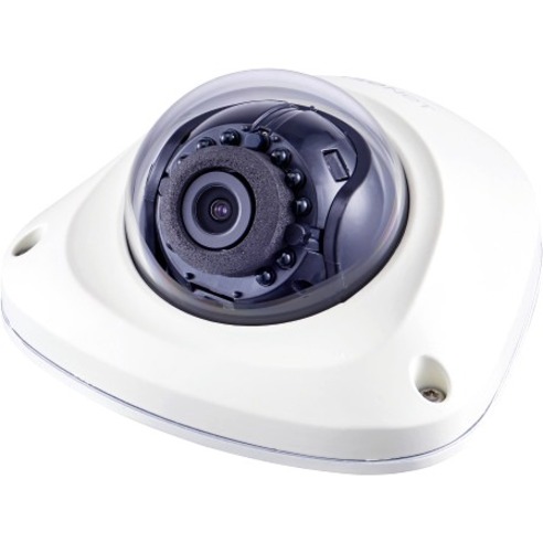 Hanwha Techwin ANV-L6023R 2 Megapixel Outdoor Full HD Network Camera - Color - Dome - White - 49.21 ft Infrared Night Vision - H.264, H.265, Motion JPEG, H.265M, H.265B, H.265H, H.264M, H.264B, H.264H - 1920 x 1080 - 3.60 mm Fixed Lens - 30 fps - CMOS - IK10 - IP66 - Vandal Resistant