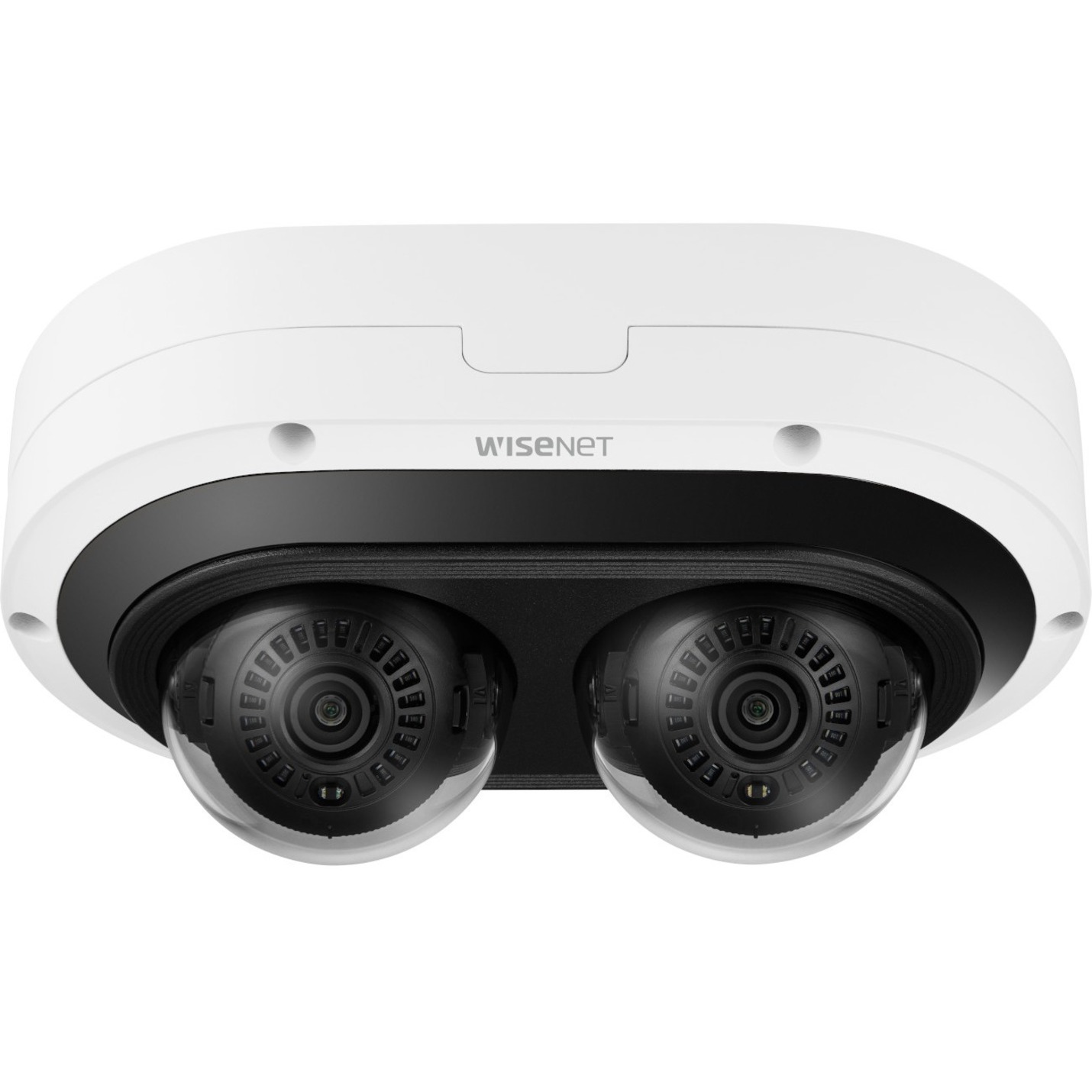 Wisenet PNM-C7083RVD 2 Megapixel Outdoor Full HD Network Camera - Color - Dome - White - TAA Compliant - 82.02 ft Infrared Night Vision - H.265, H.264, MJPEG, H.265B, H.265H, H.265M, H.264B, H.264H, H.264M - 1920 x 1080 - 3 mm- 6 mm Varifocal Lens - 2x Optical - 30 fps - CMOS - Conduit Mount, Gang Box Mount, Parapet Mount, Corner Mount, Pole Mount, Wall Mount, Gooseneck, Pendant Mount - IK10 - IP66 - Vandal Resistant