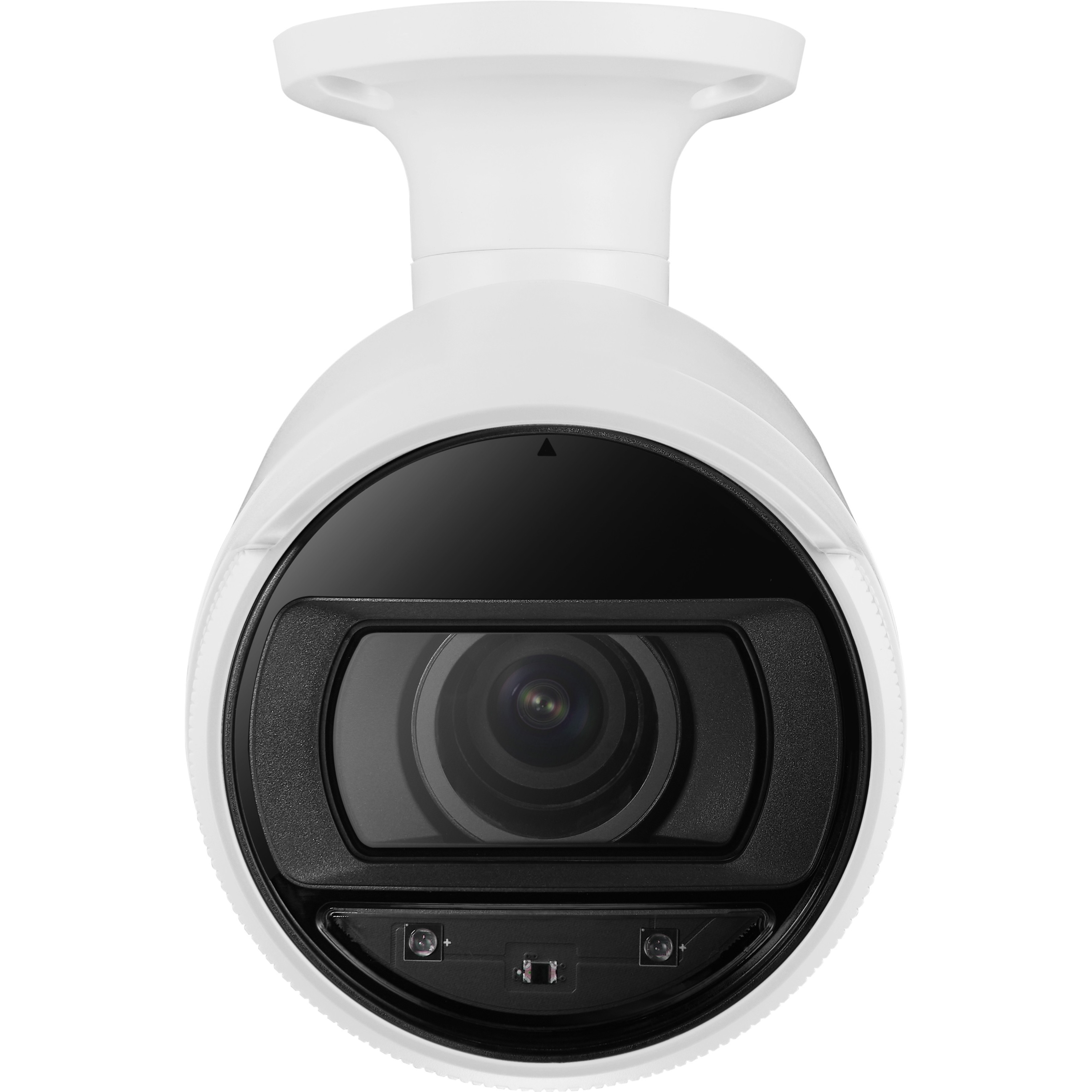 Wisenet ANO-L6082R 2 Megapixel Full HD Network Camera - Color - Bullet - White - 98.43 ft Infrared Night Vision - H.264, H.265, MJPEG, H.265M, H.265H, H.264M, H.264H - 1920 x 1080 - 3.30 mm- 10.30 mm Varifocal Lens - 3.1x Optical - 30 fps - CMOS - Corner Mount, Backbox Mount - IP66