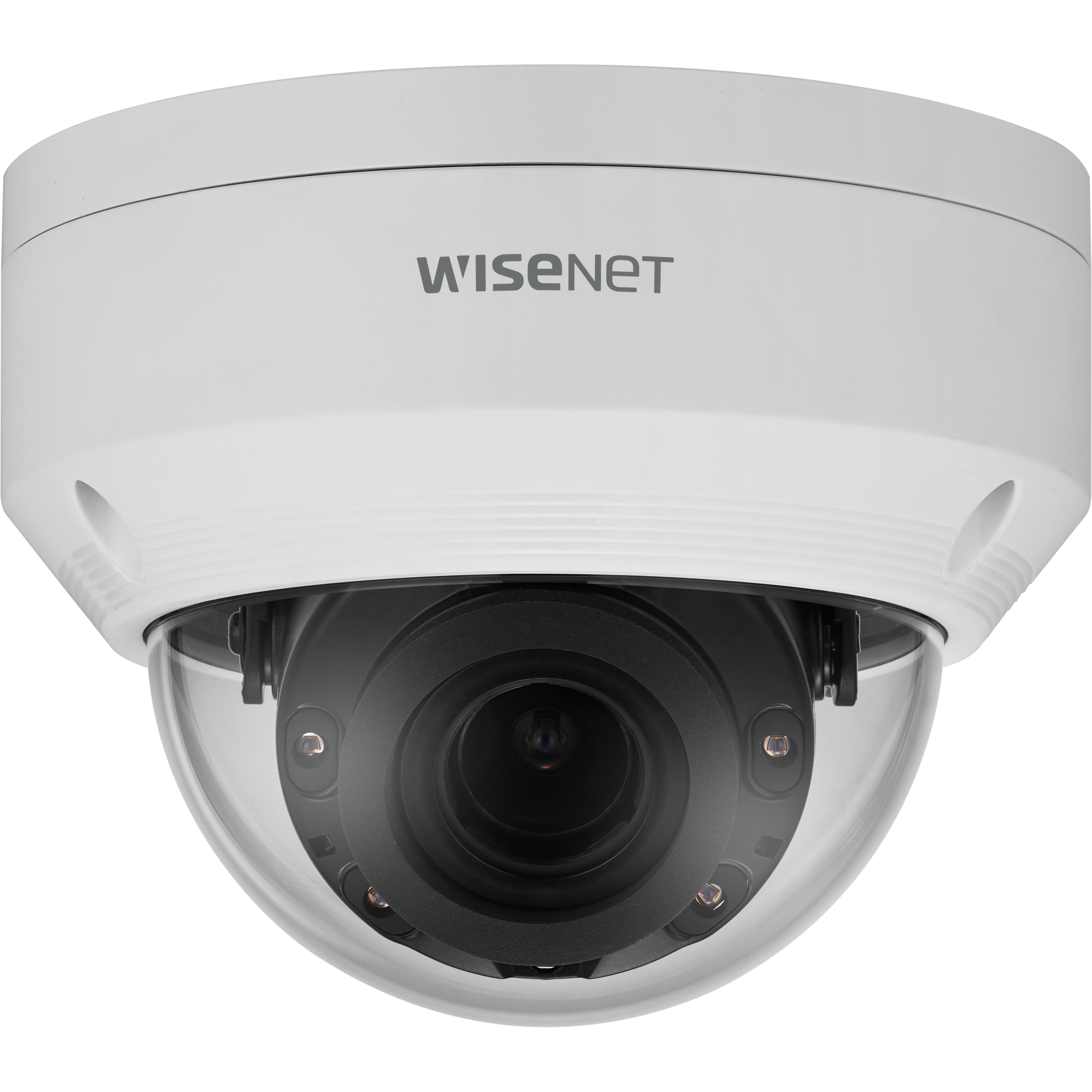 Hanwha Techwin ANV-L6082R 2 Megapixel Outdoor Full HD Network Camera - Color - Dome - White - 98.43 ft Infrared Night Vision - H.264, H.265, MJPEG, H.265M, H.265H, H.264M, H.264H - 1920 x 1080 - 3.30 mm- 10.30 mm Fixed Lens - 3.1x Optical - 30 fps - CMOS - Corner Mount, Backbox Mount, Hanging Mount, In-ceiling, Flush Mount, Wall Mount, Pendant Mount, Parapet Mount, Pole Mount - IK10 - IP66 - Vandal Resistant, Water Resistant, Dust Resistant, Impact Resistant