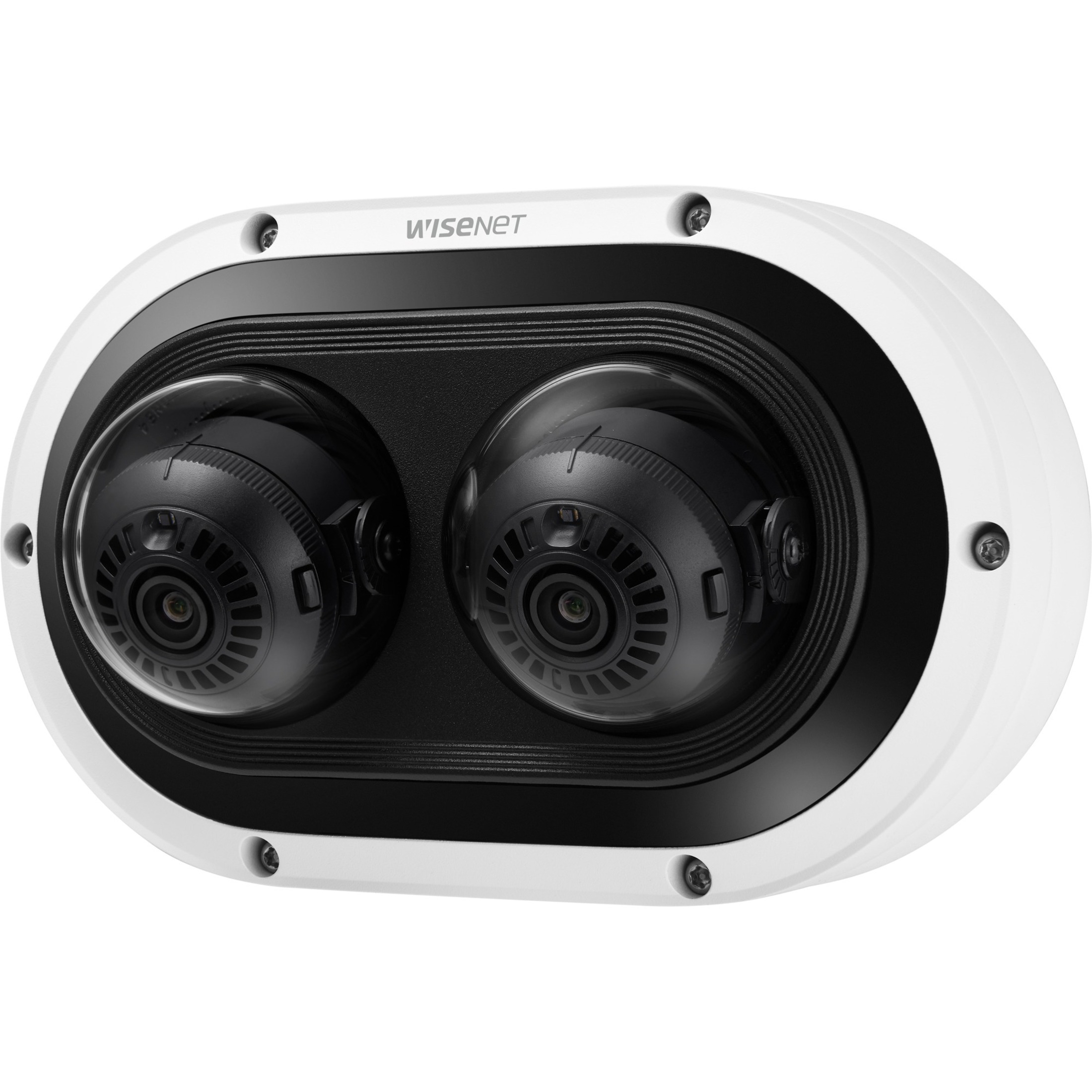 Wisenet PNM-12082RVD 6 Megapixel Outdoor Network Camera - Color - Dome - White - TAA Compliant - 82.02 ft Infrared Night Vision - H.265M, H.265B, H.265H, MJPEG, H.264M, H.264B, H.264H, H.265, H.264 - 3328 x 1872 - 3.54 mm- 6.69 mm Varifocal Lens - 1.9x Optical - 15 fps - CMOS - Hanging Mount, Gooseneck, Parapet Mount, Pendant Mount, Wall Mount, Corner Mount, Pole Mount, Box Mount - IK10 - IP66, IP67 - Vandal Resistant