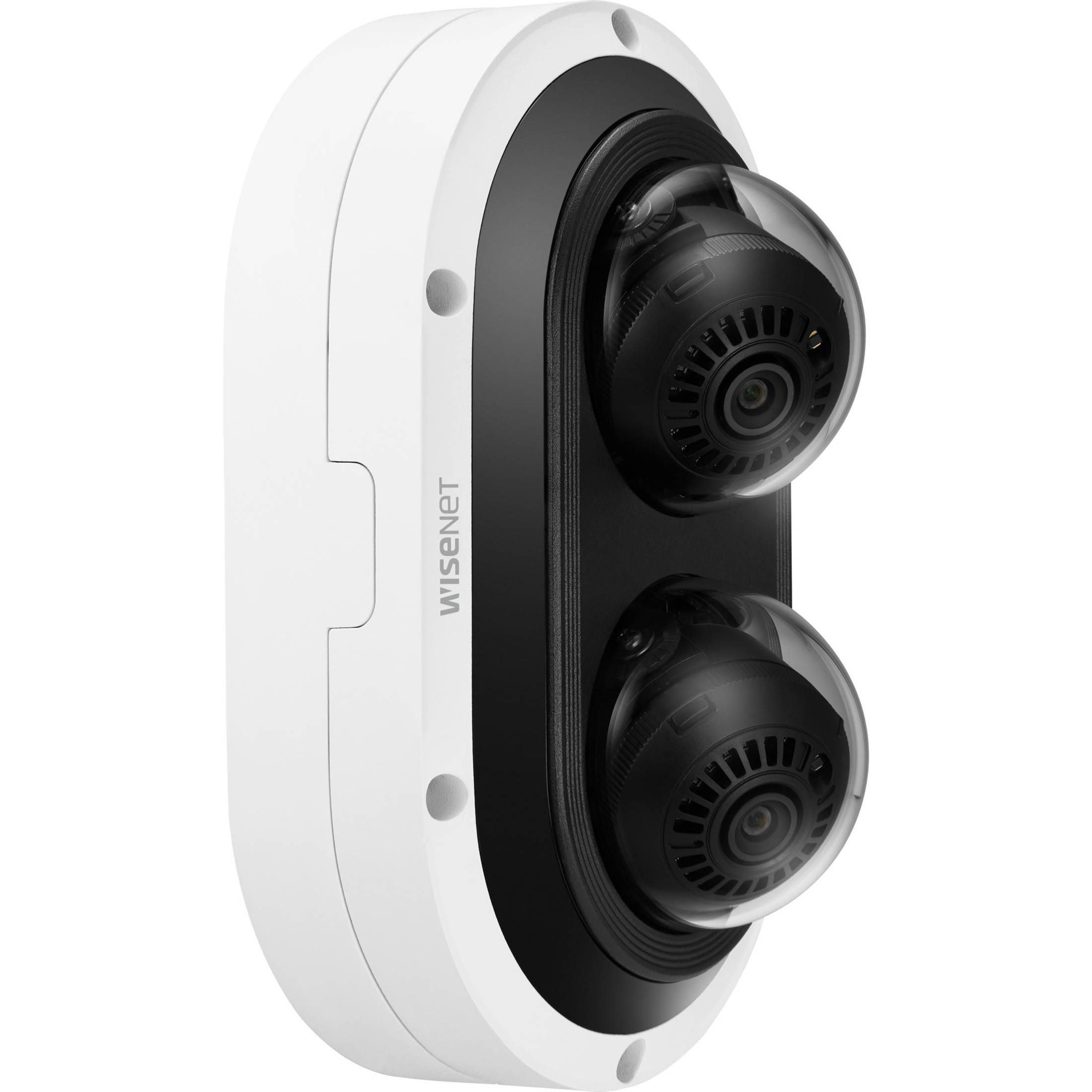 Wisenet PNM-7082RVD 2 Megapixel Outdoor Full HD Network Camera - Color - Dome - White - TAA Compliant - 82.02 ft Infrared Night Vision - H.265M, H.265B, H.265H, MJPEG, H.264M, H.264B, H.264H, H.265, H.264 - 1920 x 1080 - 3 mm- 6 mm Varifocal Lens - 2x Optical - 30 fps - CMOS - Hanging Mount, Gooseneck, Parapet Mount, Pendant Mount, Wall Mount, Corner Mount, Pole Mount, Box Mount - IK10 - IP66, IP67 - Vandal Resistant