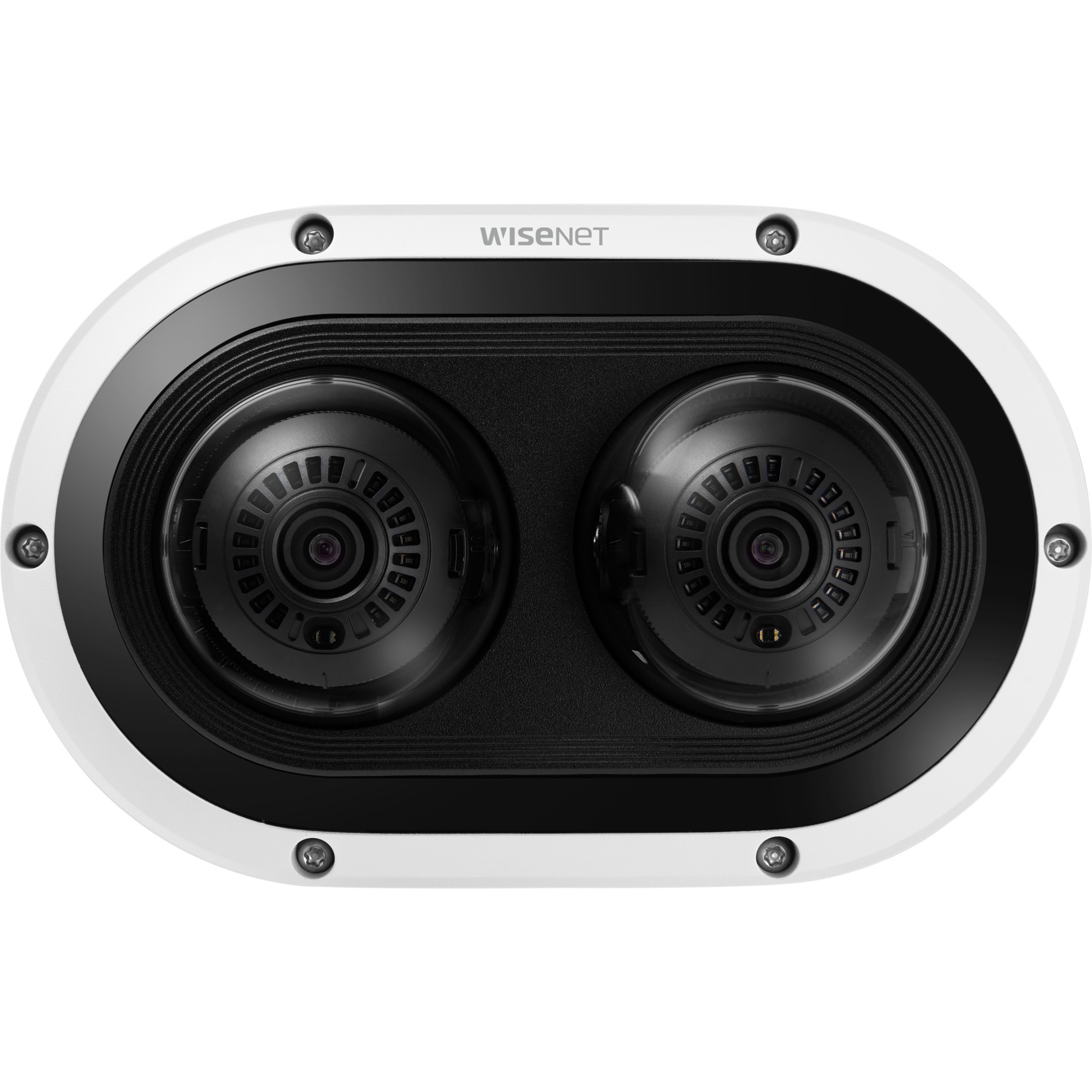 Wisenet PNM-7082RVD 2 Megapixel Outdoor Full HD Network Camera - Color - Dome - White - TAA Compliant - 82.02 ft Infrared Night Vision - H.265M, H.265B, H.265H, MJPEG, H.264M, H.264B, H.264H, H.265, H.264 - 1920 x 1080 - 3 mm- 6 mm Varifocal Lens - 2x Optical - 30 fps - CMOS - Hanging Mount, Gooseneck, Parapet Mount, Pendant Mount, Wall Mount, Corner Mount, Pole Mount, Box Mount - IK10 - IP66, IP67 - Vandal Resistant