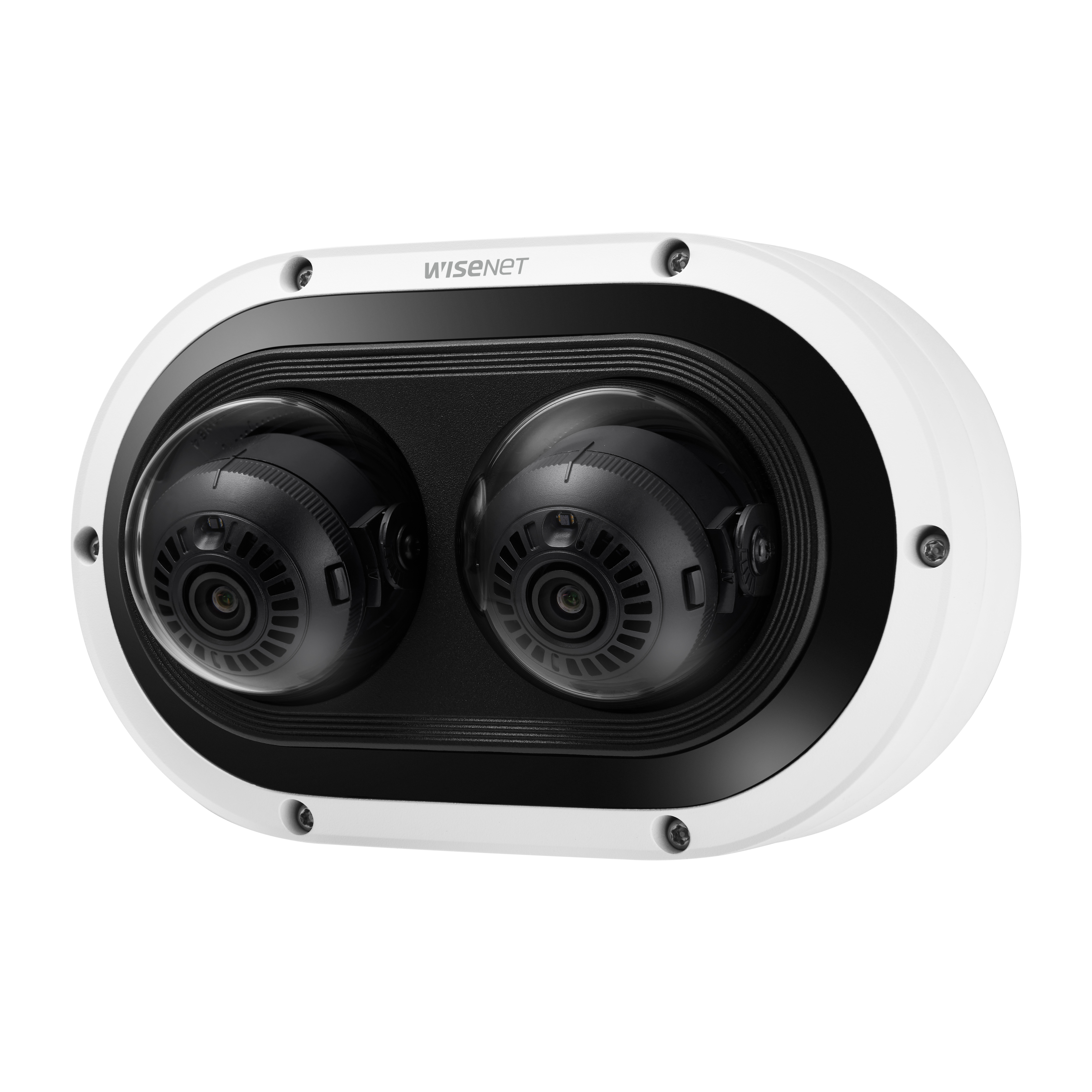 Wisenet PNM-7082RVD 2 Megapixel Outdoor Full HD Network Camera - Color - Dome - White - TAA Compliant - 82.02 ft Infrared Night Vision - H.265M, H.265B, H.265H, MJPEG, H.264M, H.264B, H.264H, H.265, H.264 - 1920 x 1080 - 3 mm- 6 mm Varifocal Lens - 2x Optical - 30 fps - CMOS - Hanging Mount, Gooseneck, Parapet Mount, Pendant Mount, Wall Mount, Corner Mount, Pole Mount, Box Mount - IK10 - IP66, IP67 - Vandal Resistant