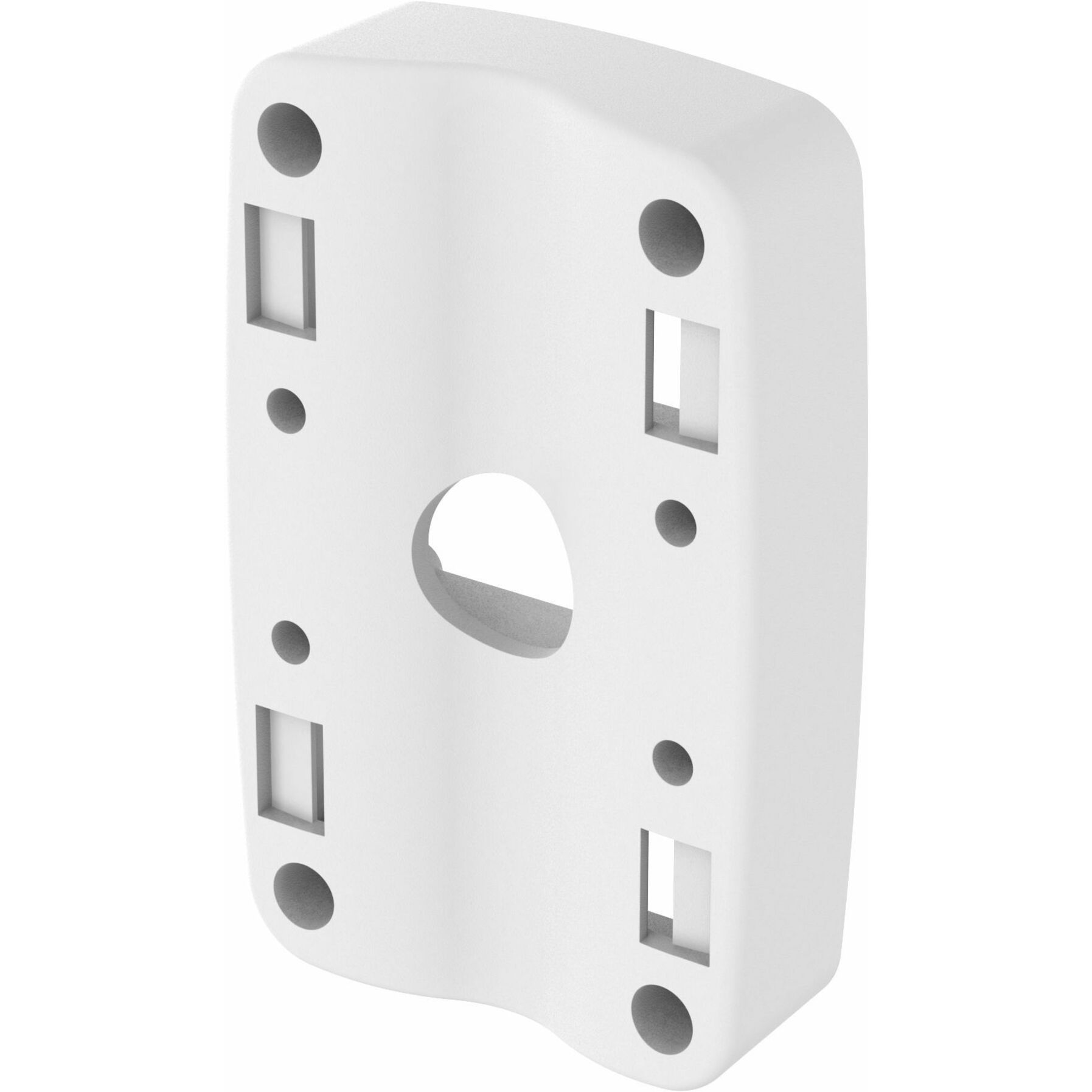 Hanwha Mounting Adapter for Network Camera, Wall Mount - White - Aluminum