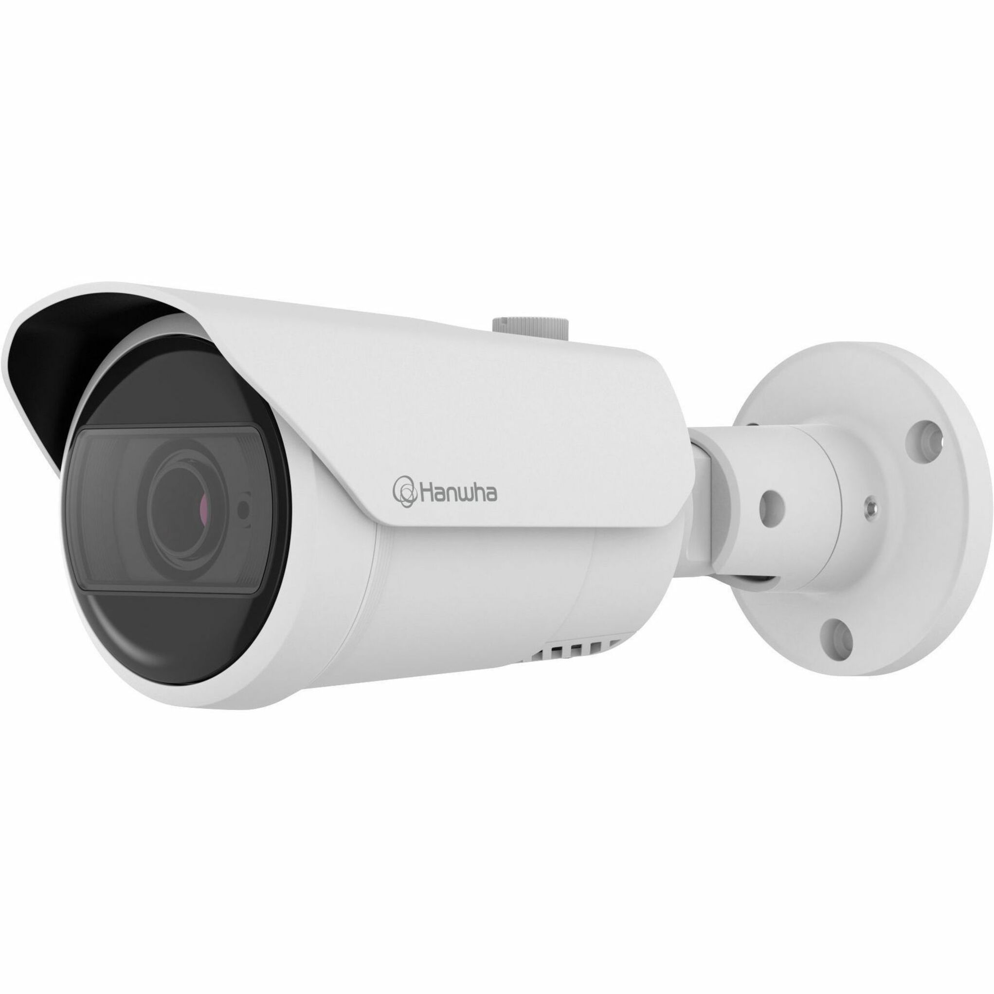 Hanwha QNO-C9083R 8 Megapixel 4K Network Camera - Color - Bullet - White - 98.43 ft Infrared Night Vision - H.265, H.264, MJPEG, H.265M, H.265H, H.264M, H.264H - 3840 x 2160 - 3.20 mm- 10.20 mm Varifocal Lens - 3.2x Optical - 30 fps - CMOS - Fast Ethernet - USB - Gang Box Mount, Backbox Mount - IK10 - IP66