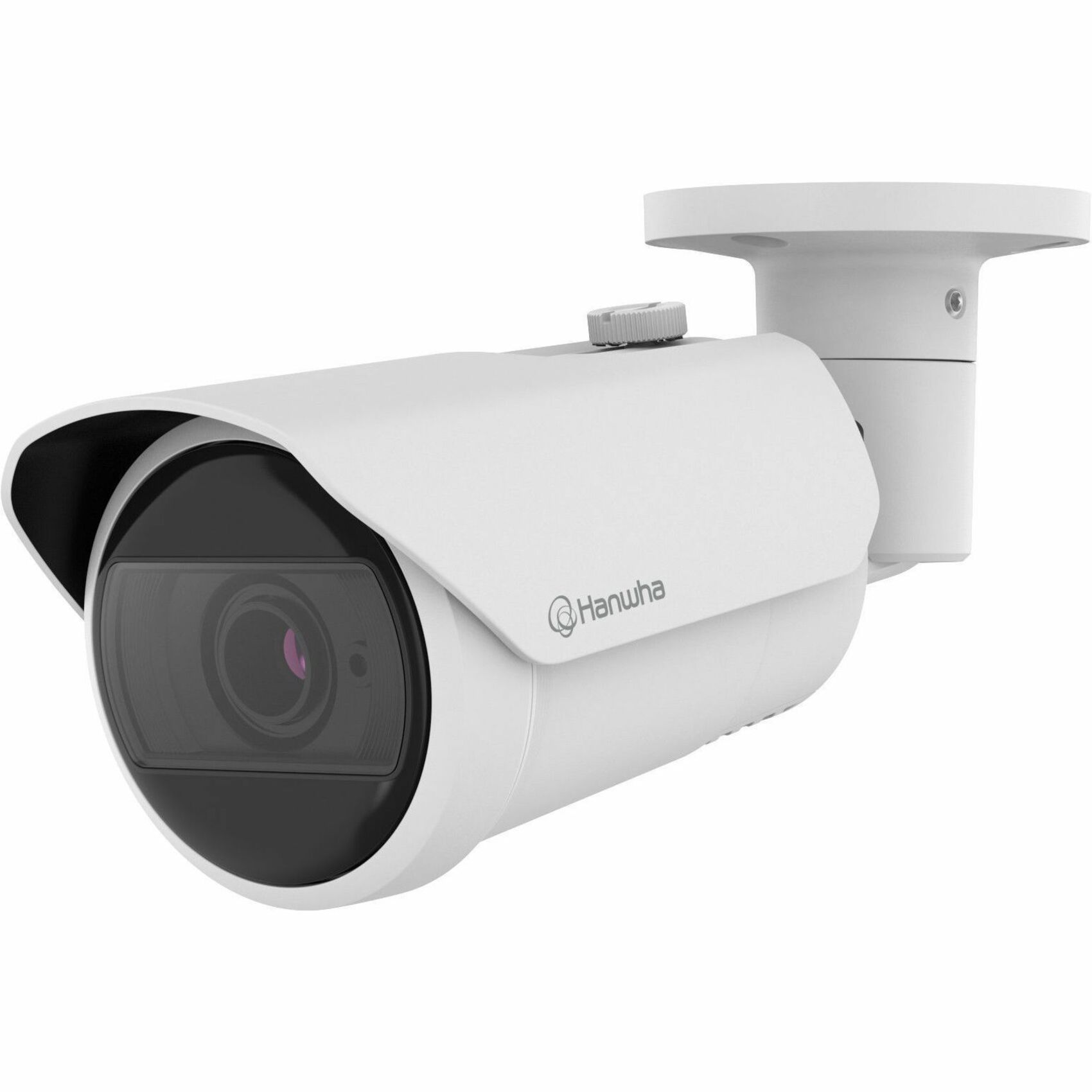 Hanwha QNO-C8083R 5 Megapixel Network Camera - Color - Bullet - White - 98.43 ft Infrared Night Vision - H.265, H.265M, H.265H, H.264, H.264M, H.264H, MJPEG - 2592 x 1944 - 3.20 mm- 10.20 mm Varifocal Lens - 3.2x Optical - 30 fps - CMOS - Fast Ethernet - IK10 - IP66