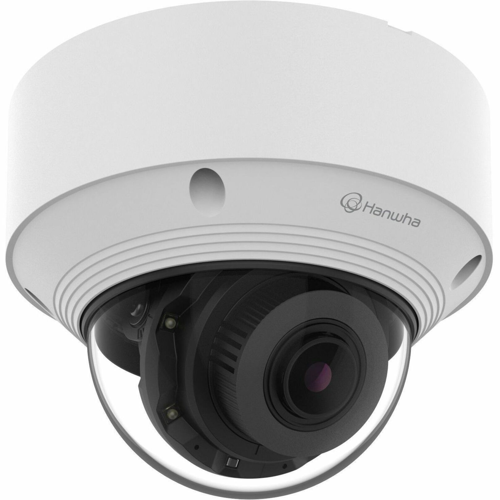 Hanwha QNV-C8083R 5 Megapixel Outdoor Network Camera - Color - Dome - White - 98.43 ft Infrared Night Vision - H.265, H.265M, H.265H, H.264, H.264M, H.264H, MJPEG - 2592 x 1944 - 3.20 mm- 10.20 mm Varifocal Lens - 3.2x Optical - 30 fps - CMOS - Fast Ethernet - USB - Conduit Mount, Gang Box Mount, Hanging Mount, Backbox Mount - IK10 - IP66