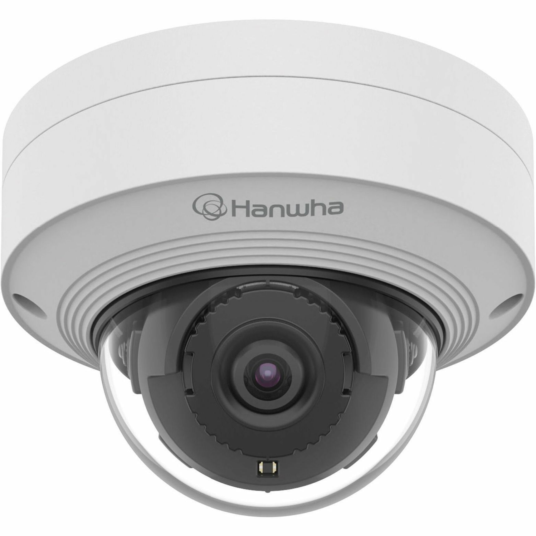 Hanwha QNV-C8012 5 Megapixel Outdoor Network Camera - Color - Dome - White - Infrared Night Vision - H.265, H.264, MJPEG, H.265M, H.265H, H.264H, H.264M - 2592 x 1944 - 2.40 mm Fixed Lens - 30 fps - CMOS - Fast Ethernet - USB - Hanging Mount, Backbox Mount, Conduit Mount, Gang Box Mount - IK10 - IP66 - Vandal Resistant, Vandal Proof