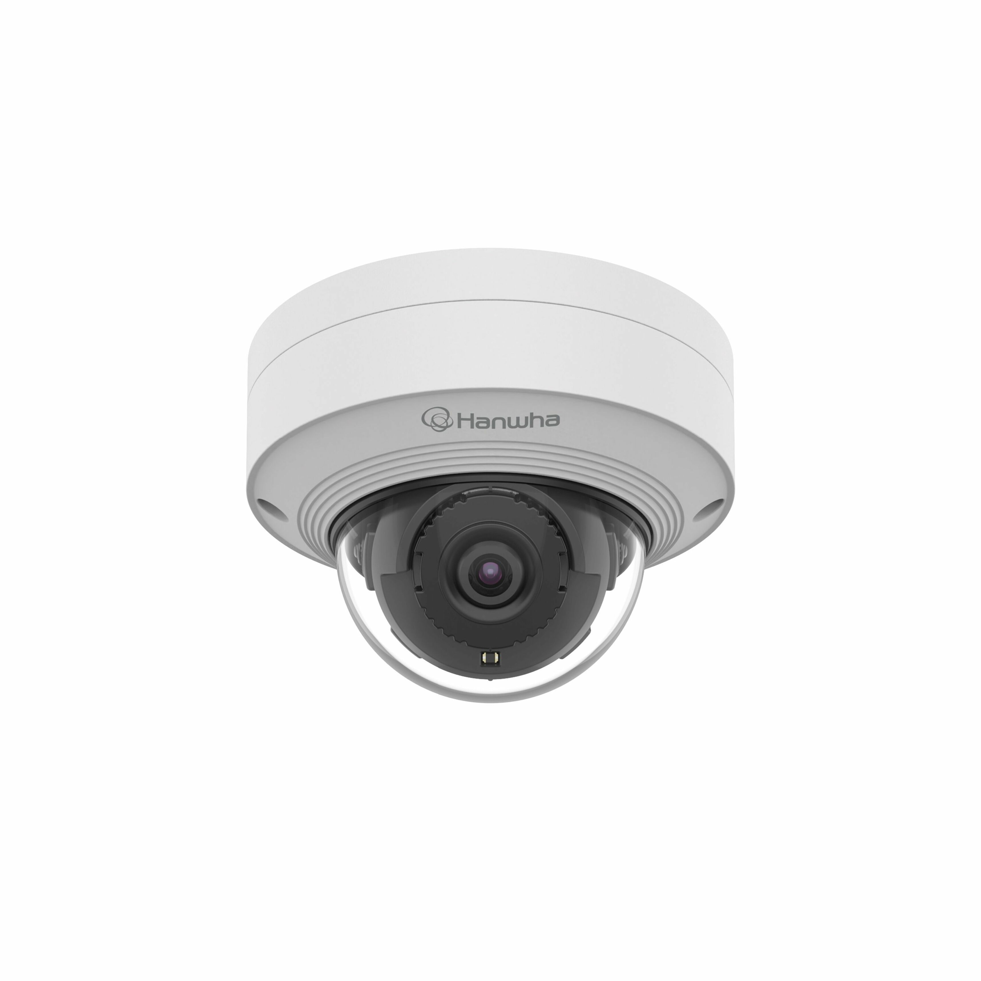 Hanwha QNV-C8012 5 Megapixel Outdoor Network Camera - Color - Dome - White - Infrared Night Vision - H.265, H.264, MJPEG, H.265M, H.265H, H.264H, H.264M - 2592 x 1944 - 2.40 mm Fixed Lens - 30 fps - CMOS - Fast Ethernet - USB - Hanging Mount, Backbox Mount, Conduit Mount, Gang Box Mount - IK10 - IP66 - Vandal Resistant, Vandal Proof