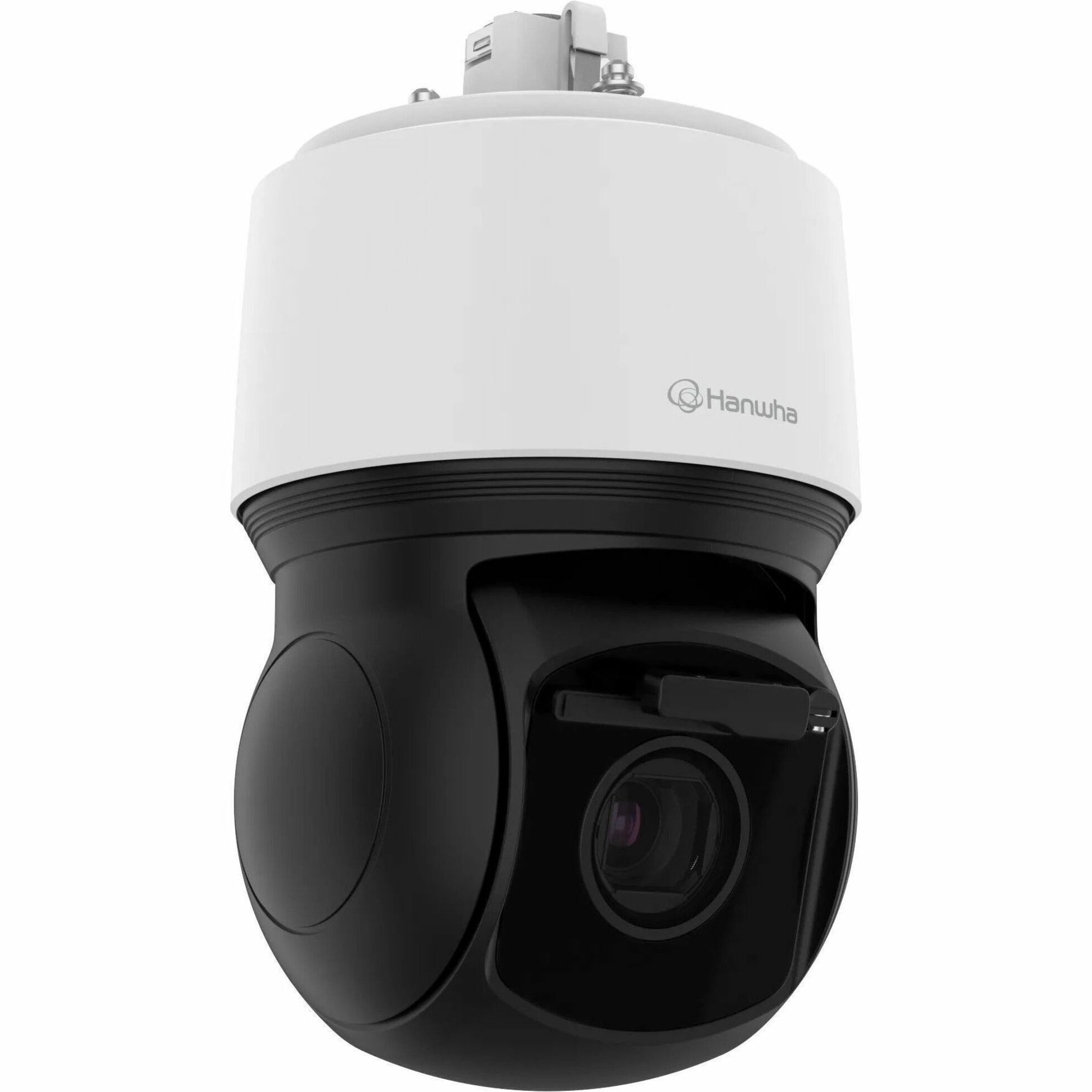 Hanwha XNP-C6403RW 2 Megapixel Outdoor Full HD Network Camera - Color - Dome - Black, White - 656.17 ft Infrared Night Vision - H.264, H.265, MJPEG, H.264M, H.264B, H.264H, H.265M, H.265B, H.265H - 1920 x 1080 - 4.25 mm- 170 mm Varifocal Lens - 40x Optical - 60 fps - CMOS - Fast Ethernet - IK10 - IP66