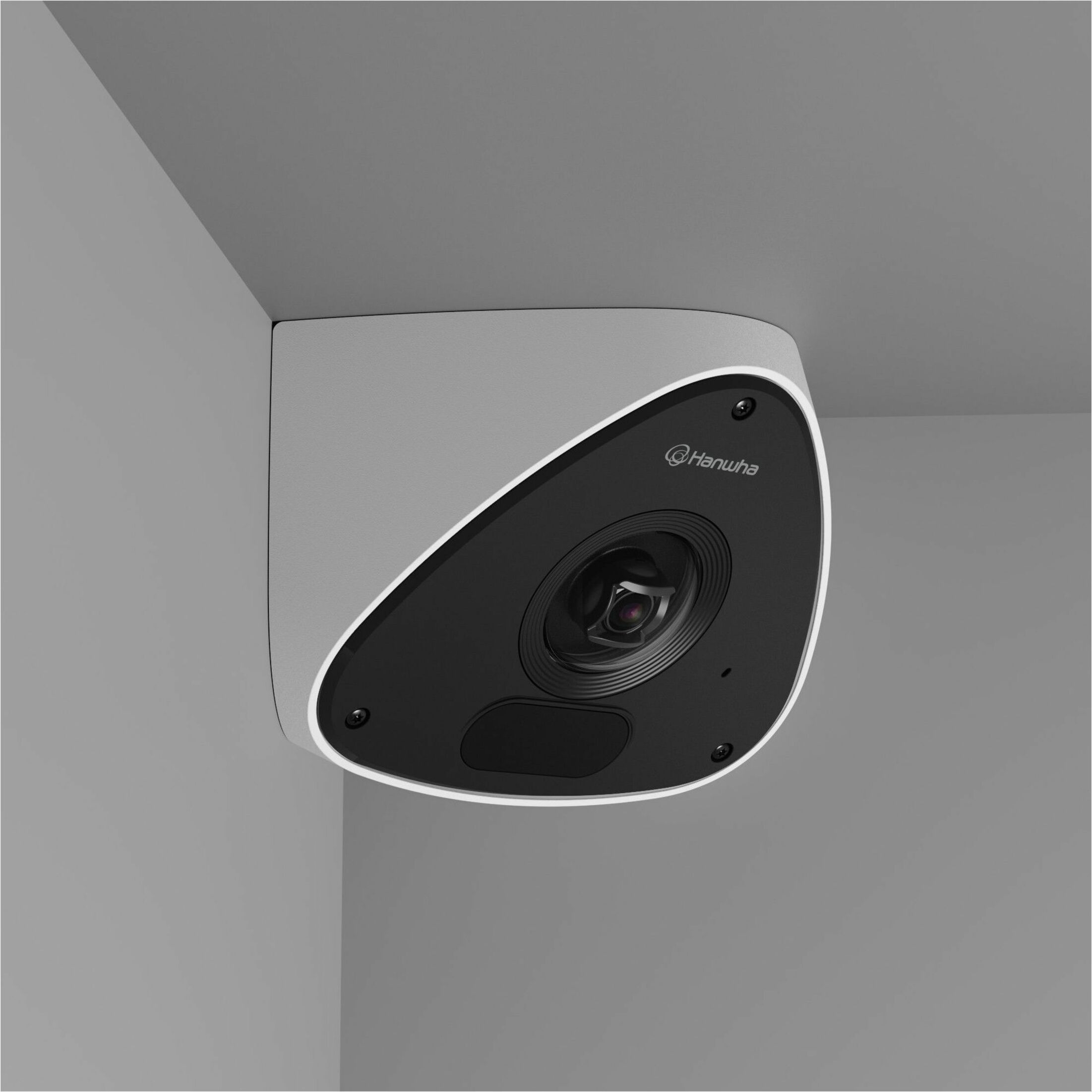 Hanwha TNV-C7013RC 3 Megapixel Outdoor Network Camera - Color - Dome - White - 49.21 ft Infrared Night Vision - H.265, H.265M, H.265B, H.265H, H.264, H.264M, H.264B, H.264H, MJPEG - 2048 x 1536 - 2.39 mm Fixed Lens - CMOS - Fast Ethernet - Corner Mount - IK10+ - IP66, IP6K9K