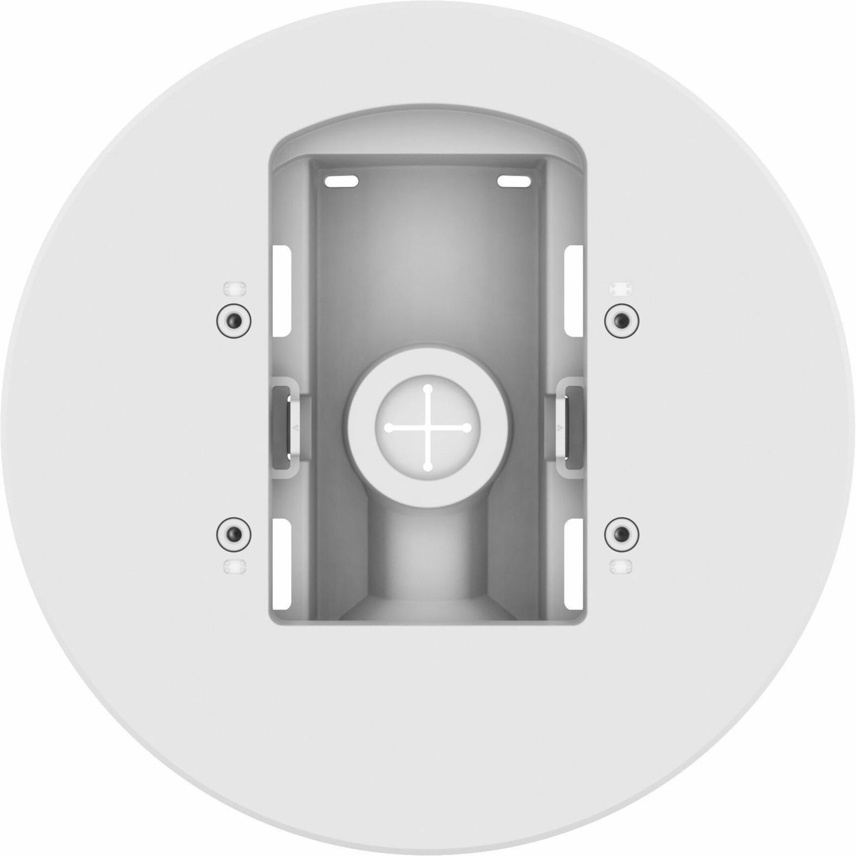 Hanwha Pole Mount for Camera - White - Aluminum, Plastic