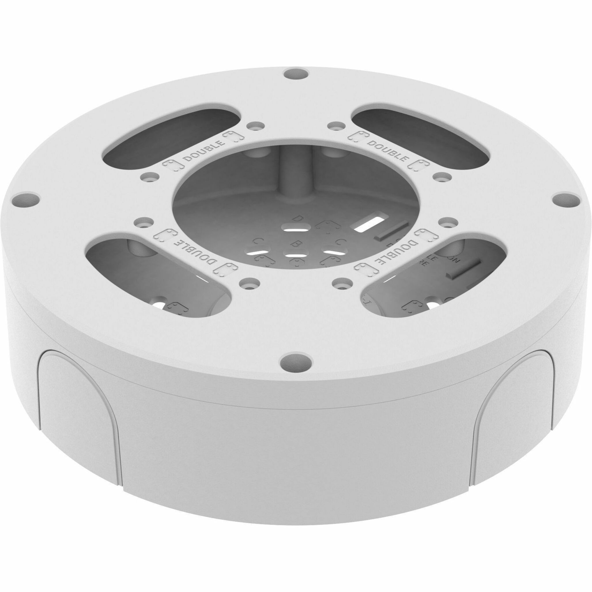 Hanwha Mounting Box for Network Camera - White - Aluminum