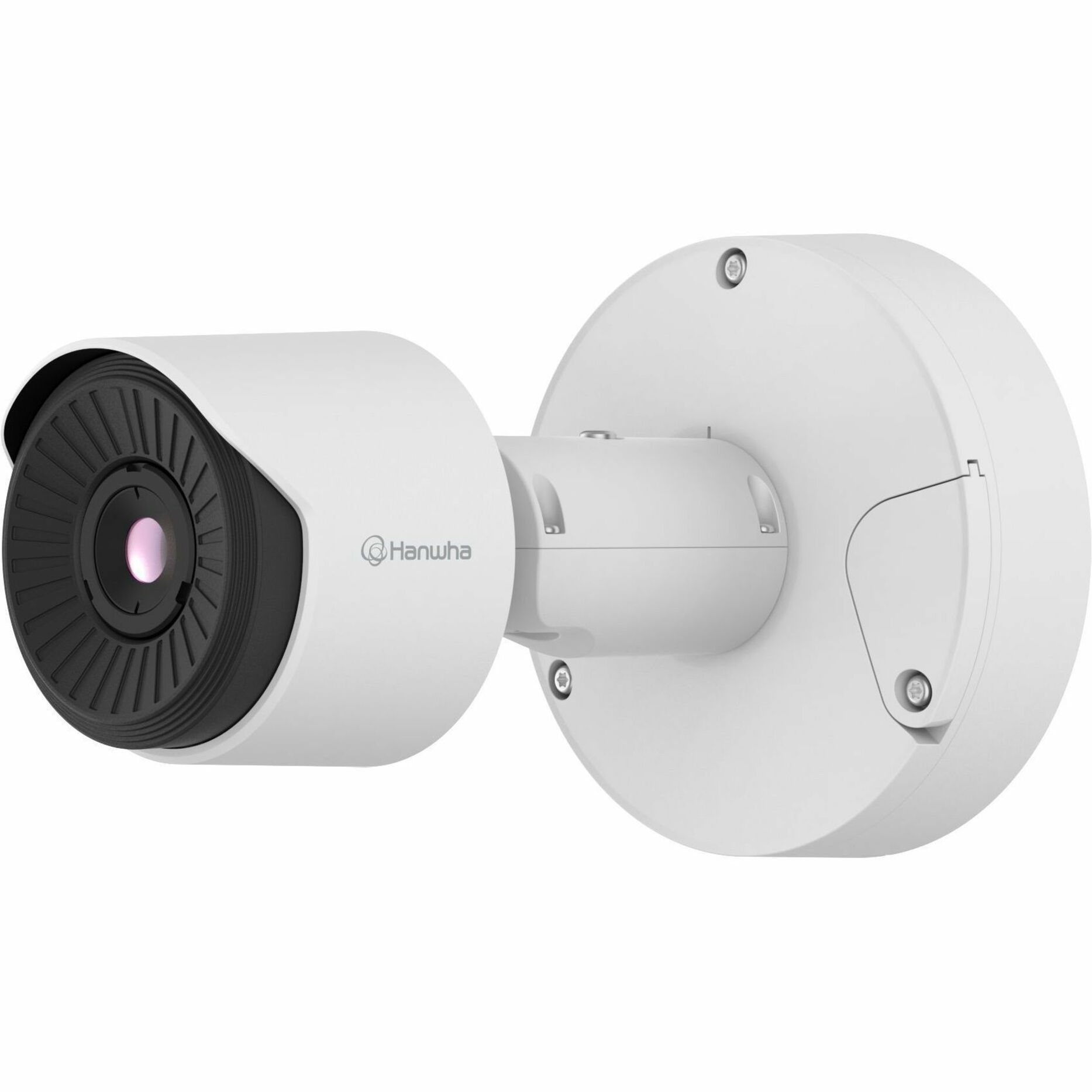 Wisenet TNO-C3012TRA Network Camera - Color - Bullet - White - TAA Compliant - H.265, H.265M, H.265B, H.265H, H.264, H.264M, H.264B, H.264H, MJPEG Fixed Lens - 8 fps - Gigabit Ethernet - USB - Backbox Mount - IK10 - IP66