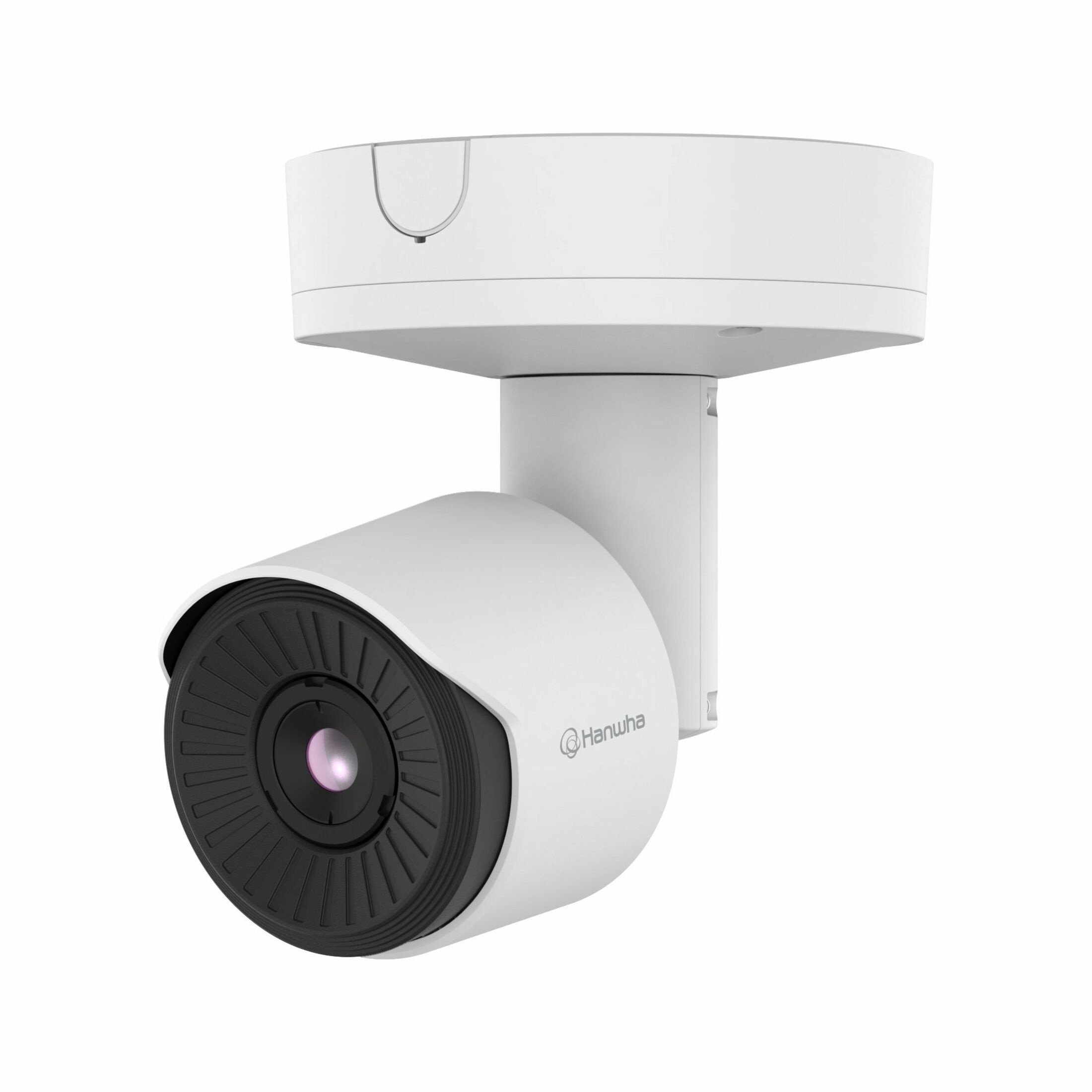 Wisenet TNO-C3012TRA Network Camera - Color - Bullet - White - TAA Compliant - H.265, H.265M, H.265B, H.265H, H.264, H.264M, H.264B, H.264H, MJPEG Fixed Lens - 8 fps - Gigabit Ethernet - USB - Backbox Mount - IK10 - IP66